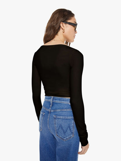 Mother Denim Brands Eterne Long Sleeve Boatneck Top