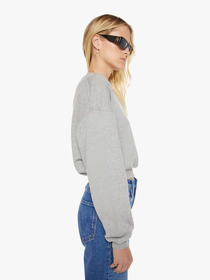 Mother Denim Brands Eterne Cropped Crewneck Sweatshirt