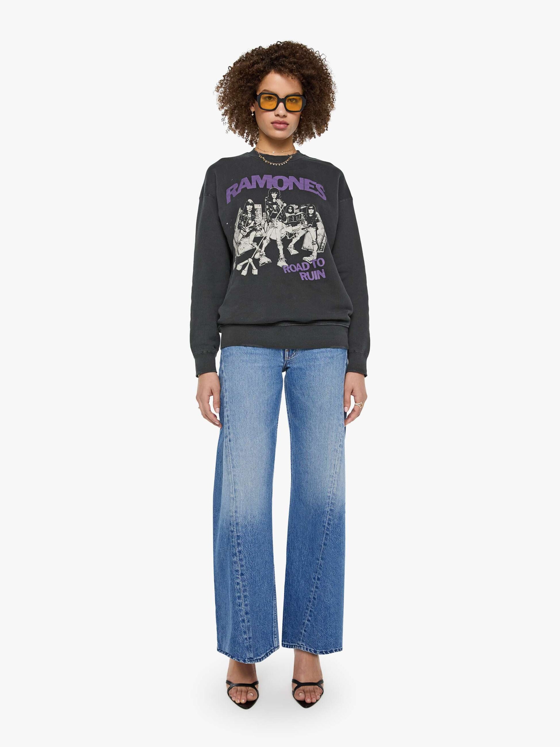 Mother Denim Brands MadeWorn Ramones Sweatshirt