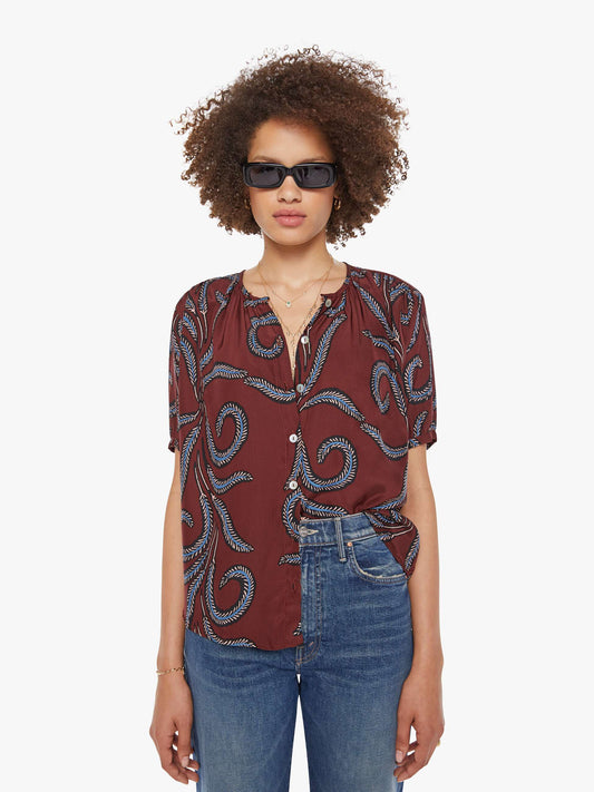 Mother Denim Brands Natalie Martin Violet Top