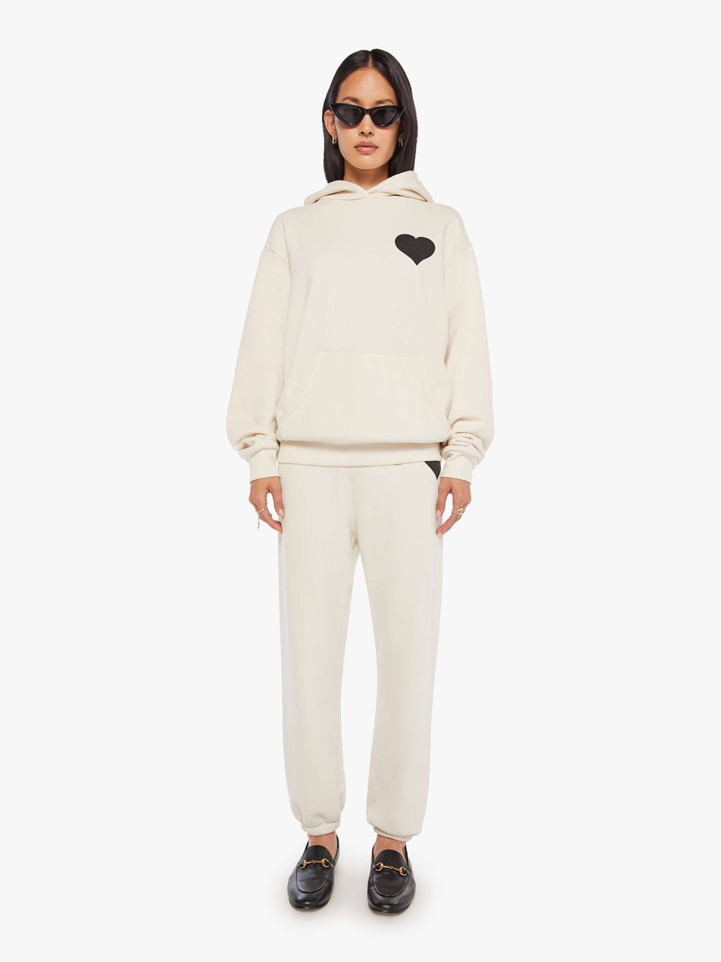 Mother Denim Brands SPRWMN Heart Hoodie