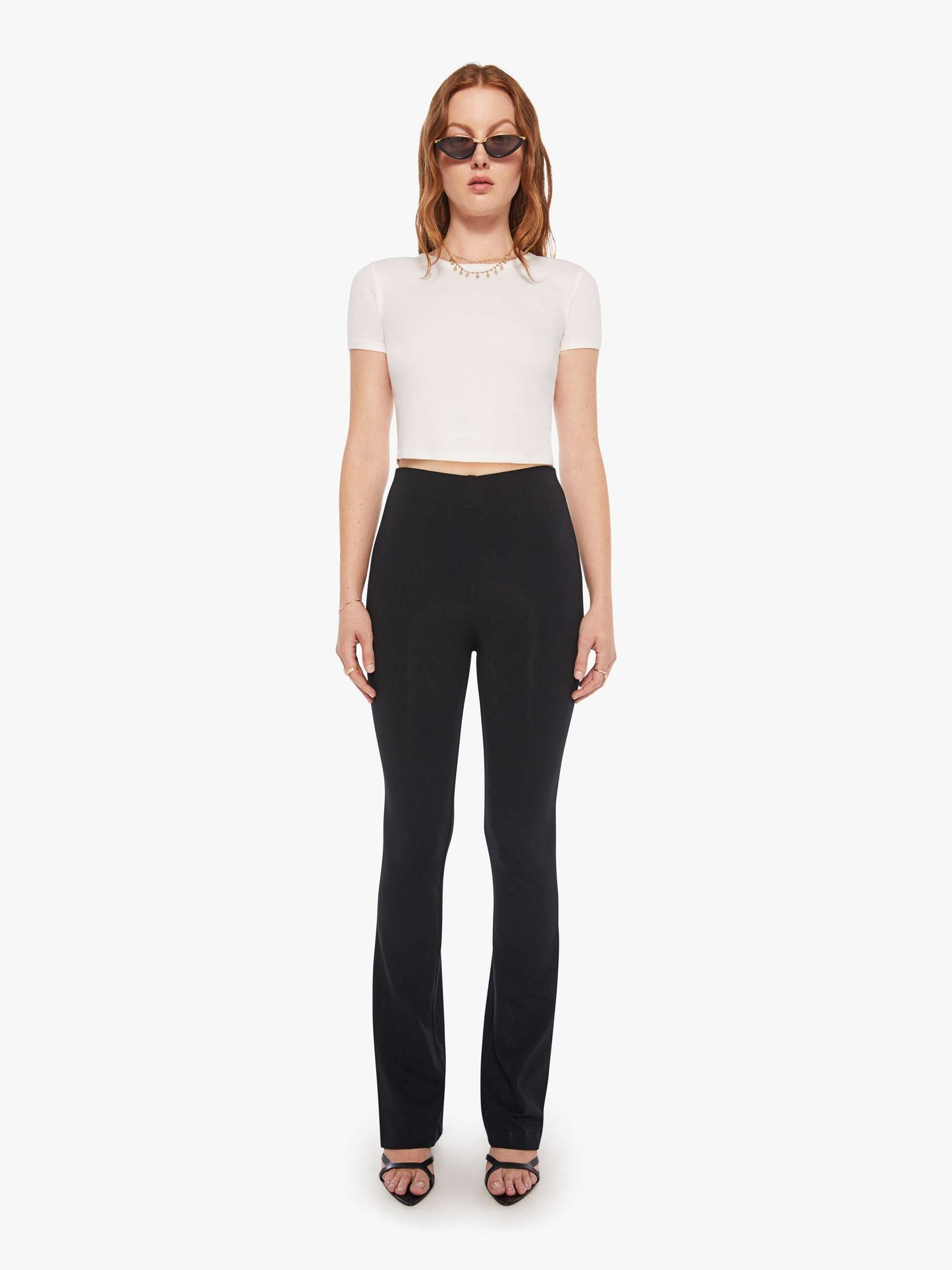 Mother Denim Brands SPRWMN MICRO FLARE BLACK