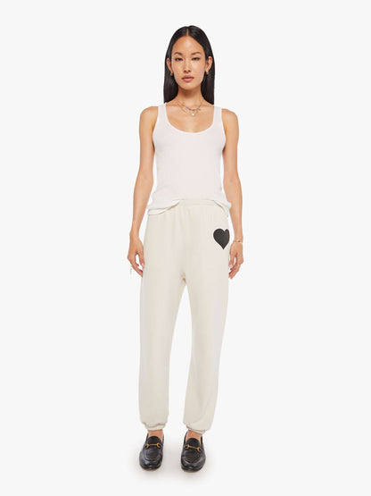 Mother Denim Brands SPRWMN Heart Sweatpant