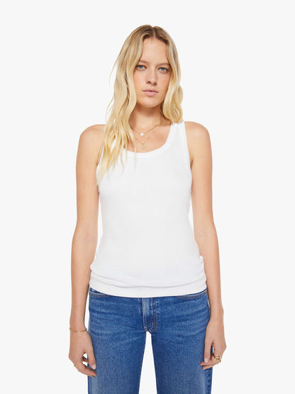 Mother Denim Brands SPRWMN Rib Fitted Scooped Tank