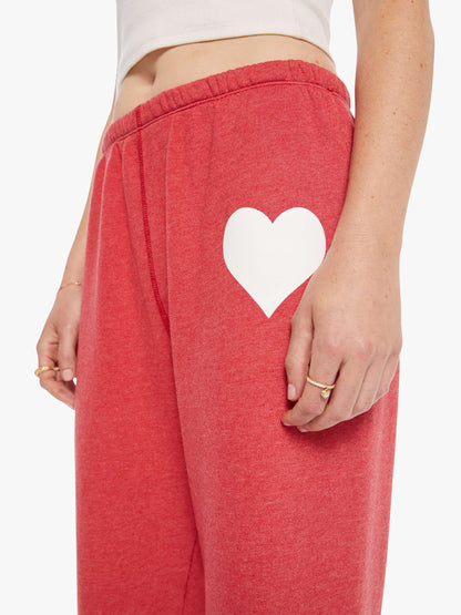 Mother Denim Brands SPRWMN Heart Sweatpant