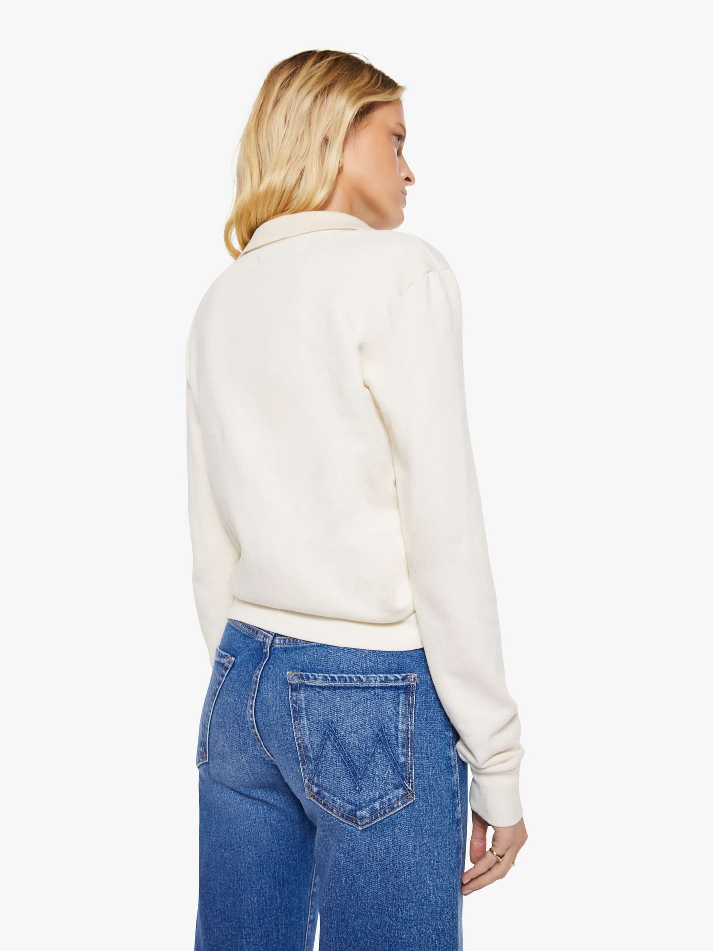 Mother Denim Brands SPRWMN Polo Sweatshirt