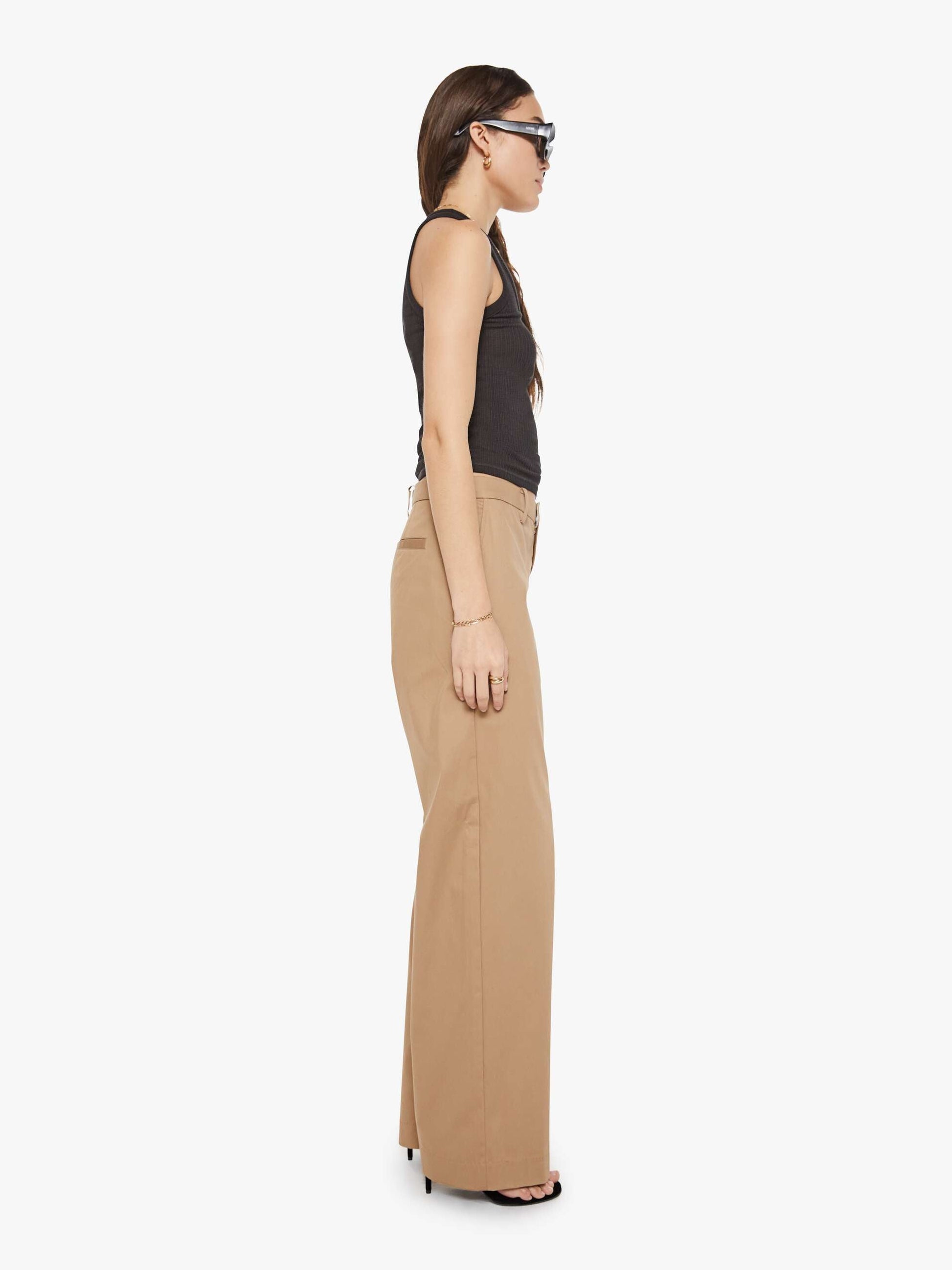 Mother Denim Brands SPRWMN Straight Leg Trousers