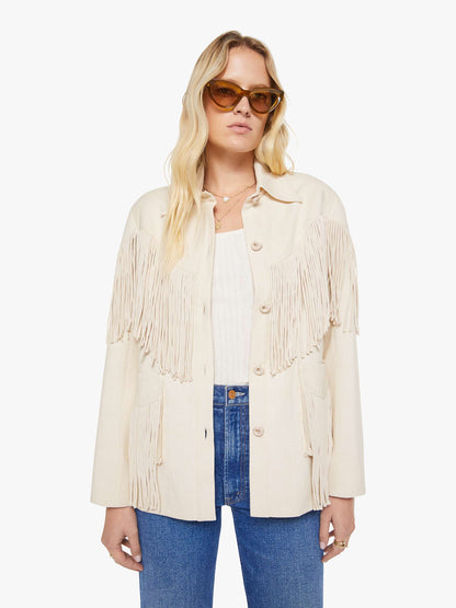 Mother Denim Brands Alix of Bohemia Jude Fringe Jacket