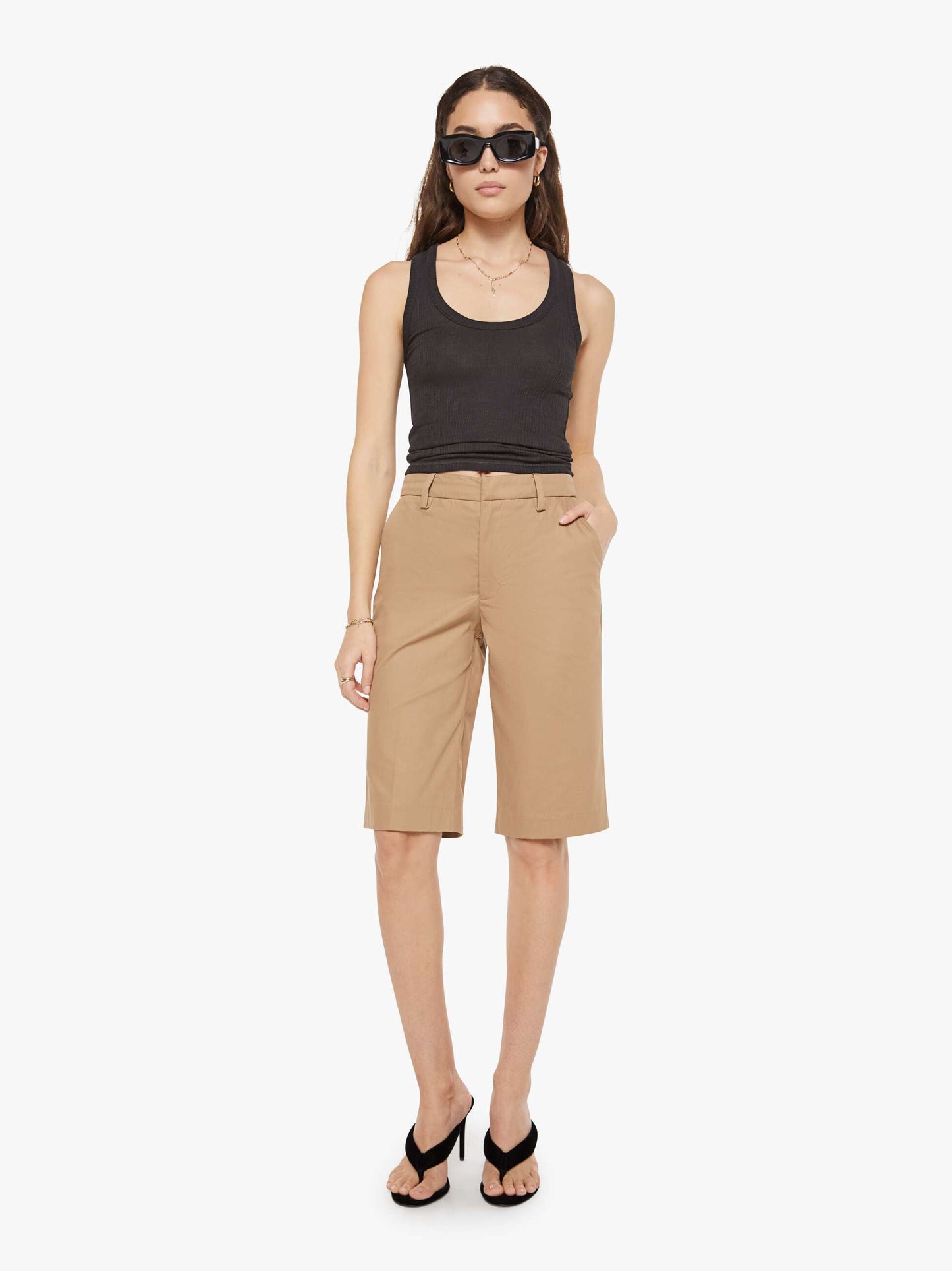 Mother Denim Brands SPRWMN Bermuda Trousers