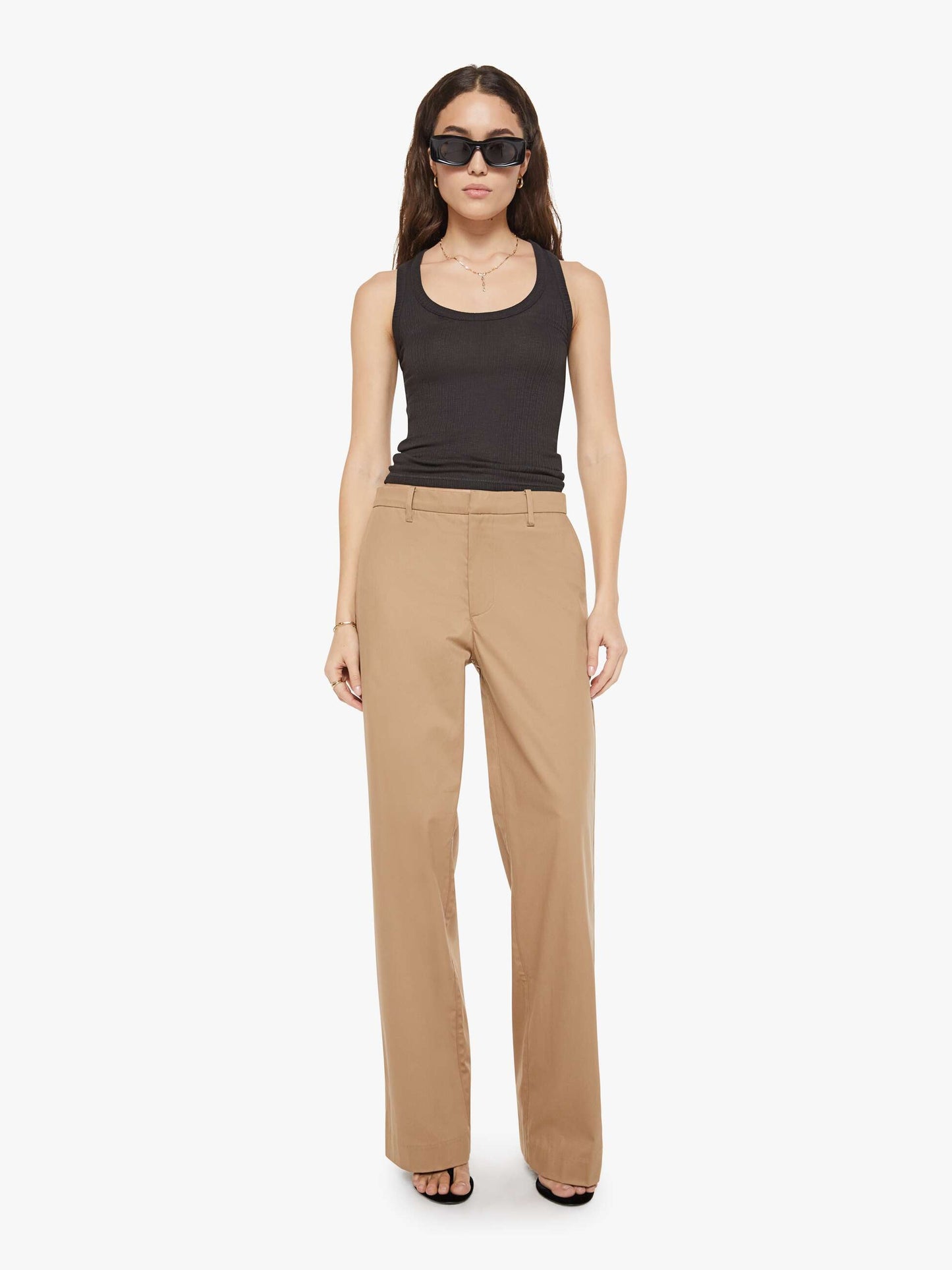 Mother Denim Brands SPRWMN Straight Leg Trousers