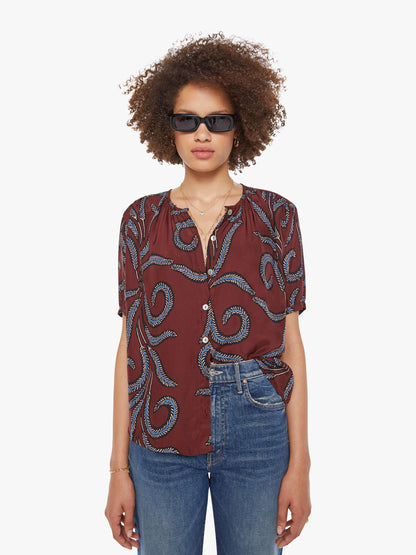 Mother Denim Brands Natalie Martin Violet Top