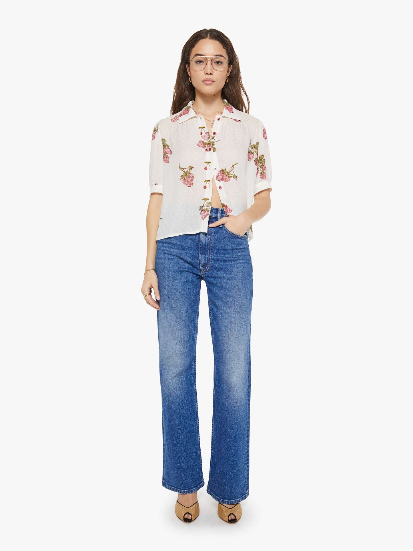 Mother Denim Brands Alix of Bohemia Peyton Shirt