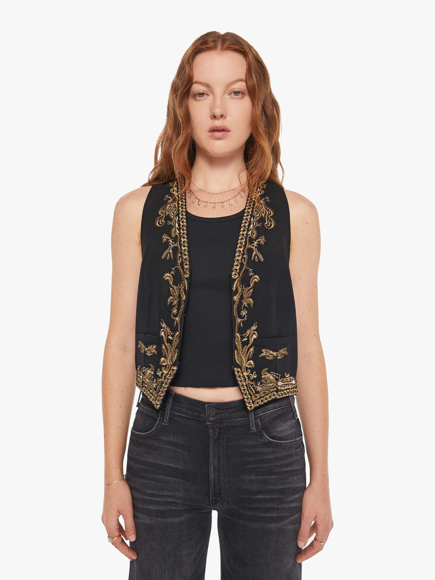 Mother Denim Brands Maria Cher Selena Vest