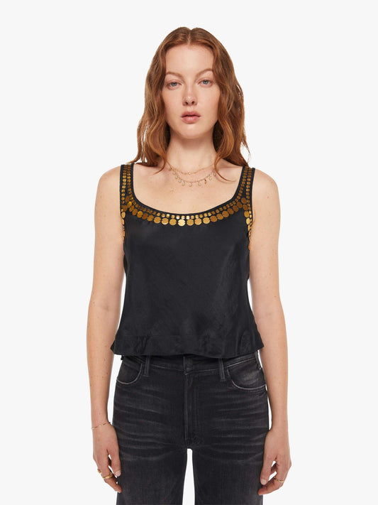Mother Denim Brands Alix Of Bohemia Fiona Gilded Coin Top