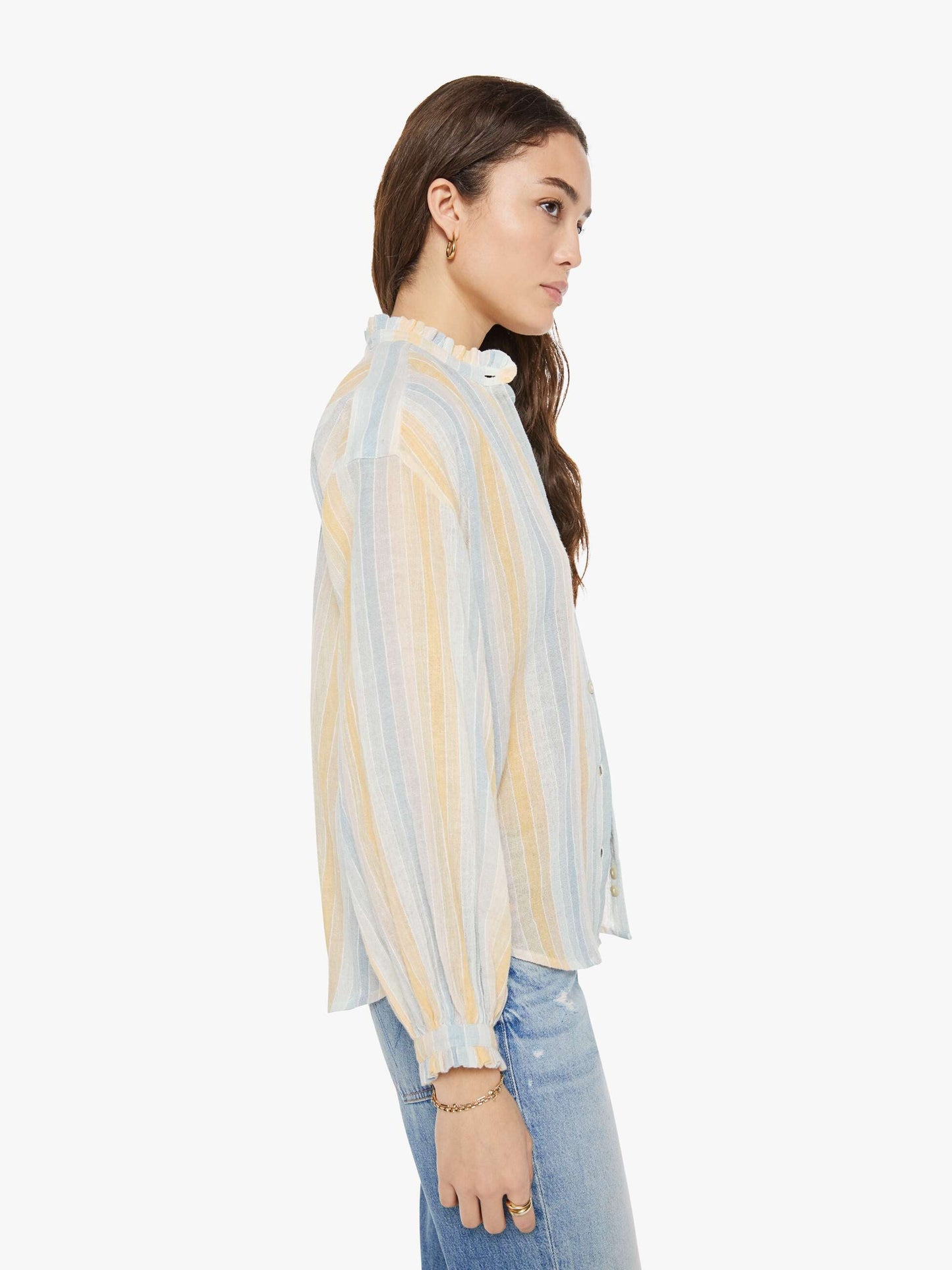 Mother Denim Brands Alix of Bohemia Poet Blouse