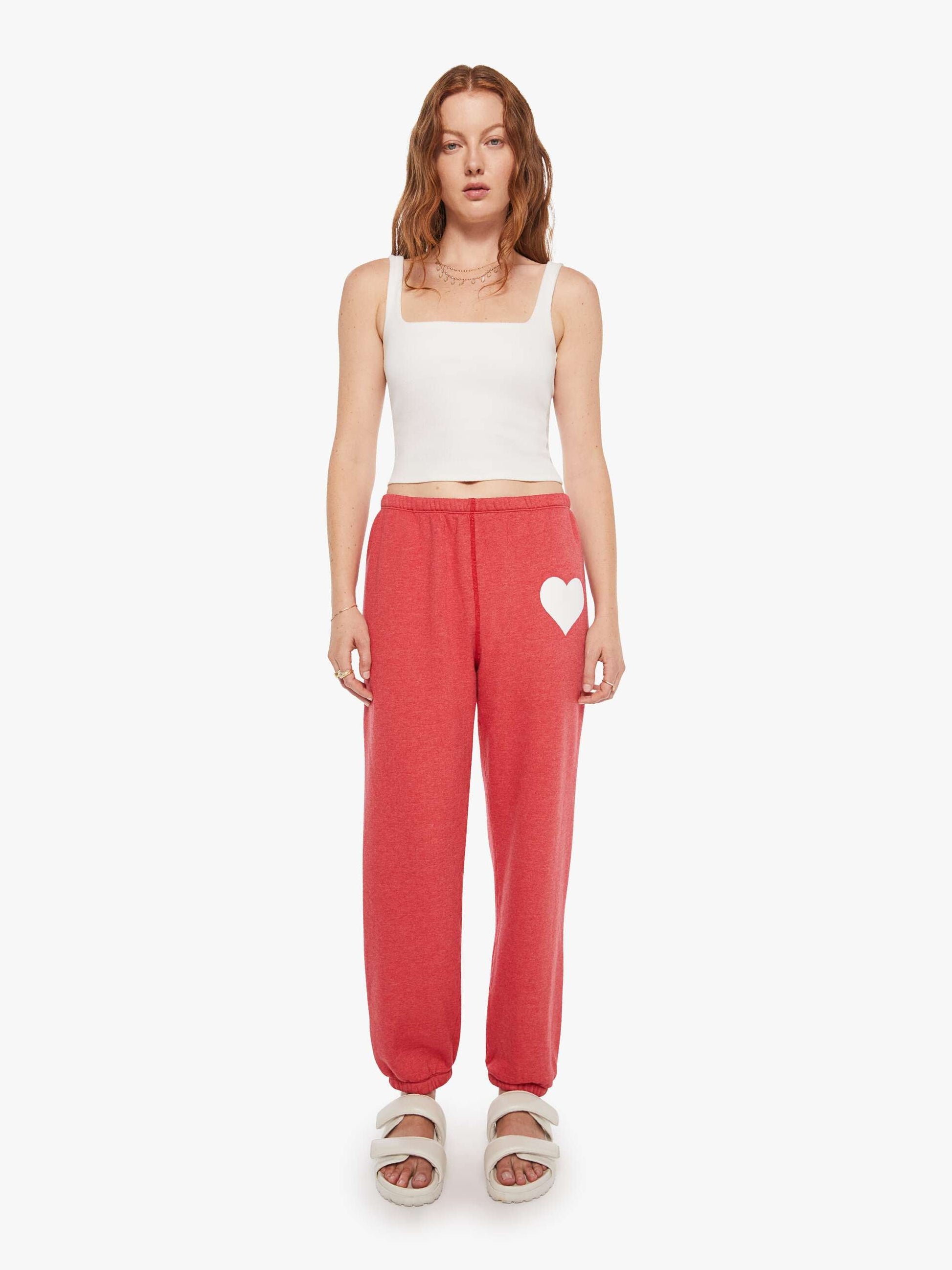 Mother Denim Brands SPRWMN Heart Hoodie