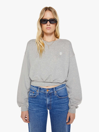 Mother Denim Brands Eterne Cropped Crewneck Sweatshirt