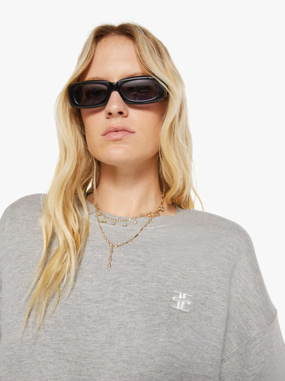 Mother Denim Brands Eterne Cropped Crewneck Sweatshirt
