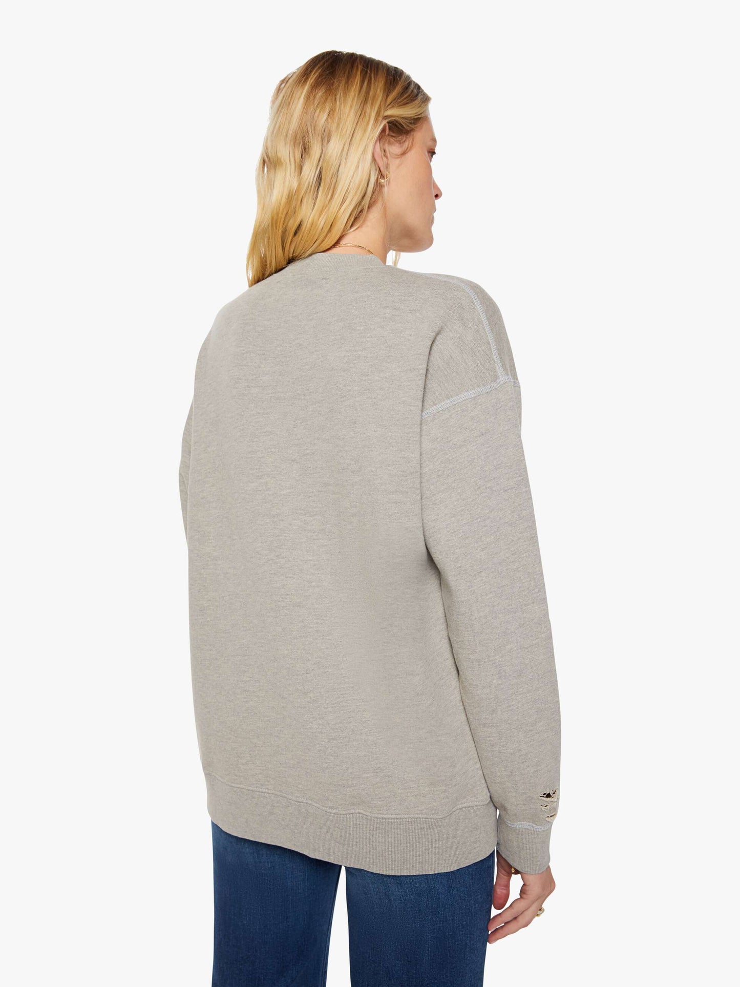 Mother Denim Brands MadeWorn Rolling Stones Destroyed Sweatshirt