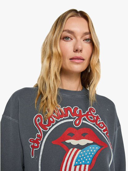 Mother Denim Brands MadeWorn Rolling Stones Sweatshirt