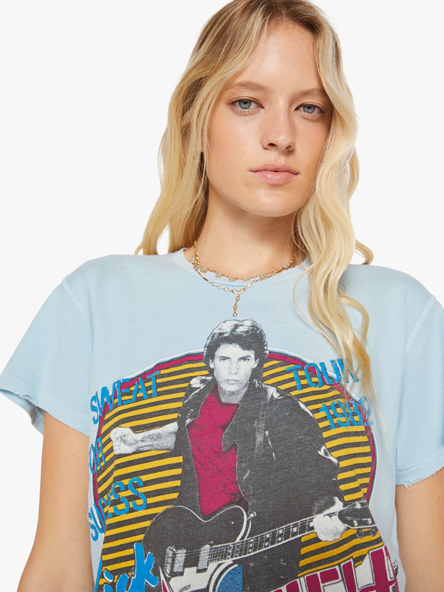 Mother Denim Brands MadeWorn Rick Springfield Tee