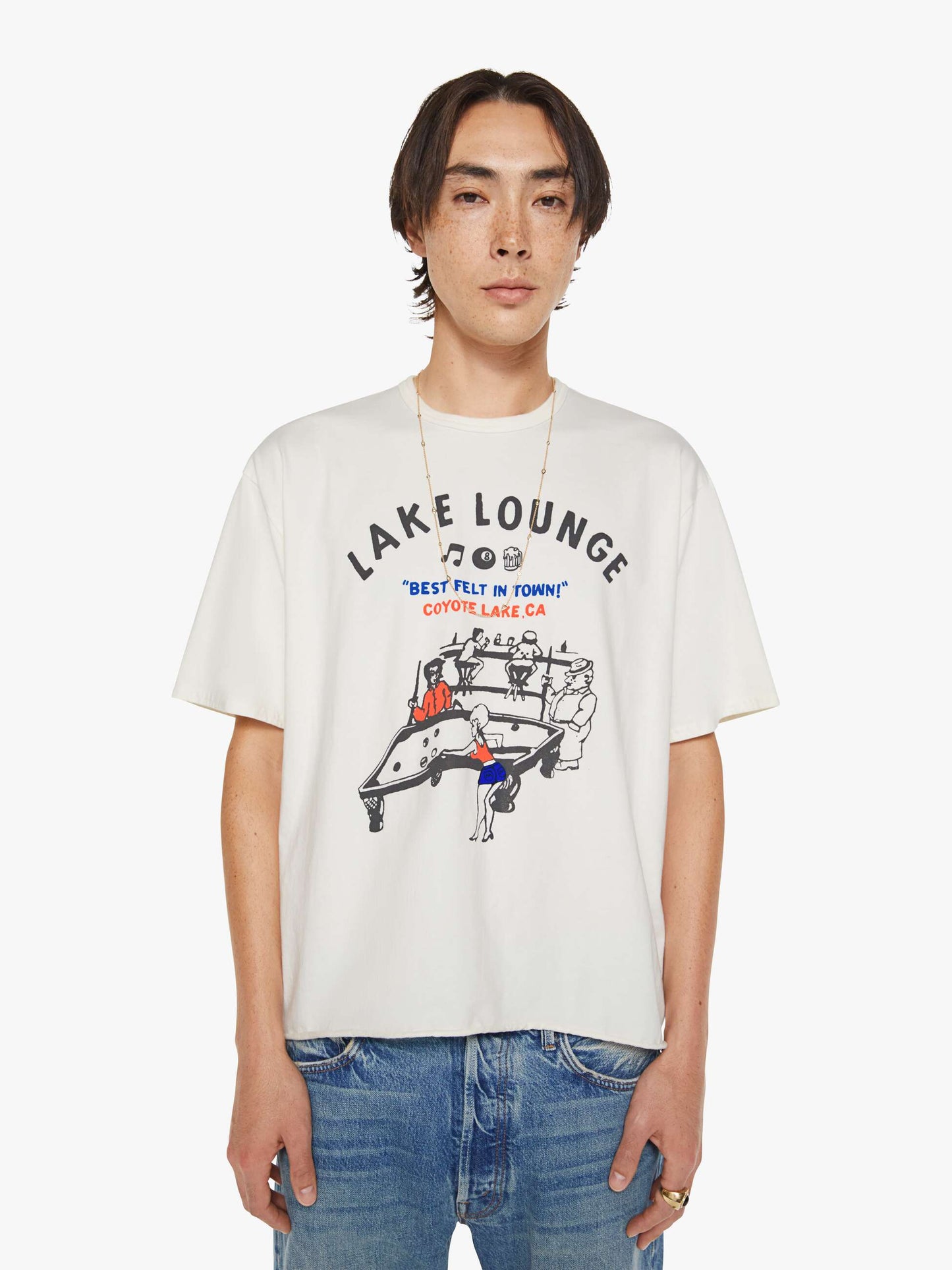 Mother Denim Men The Cut Off Coops Tee