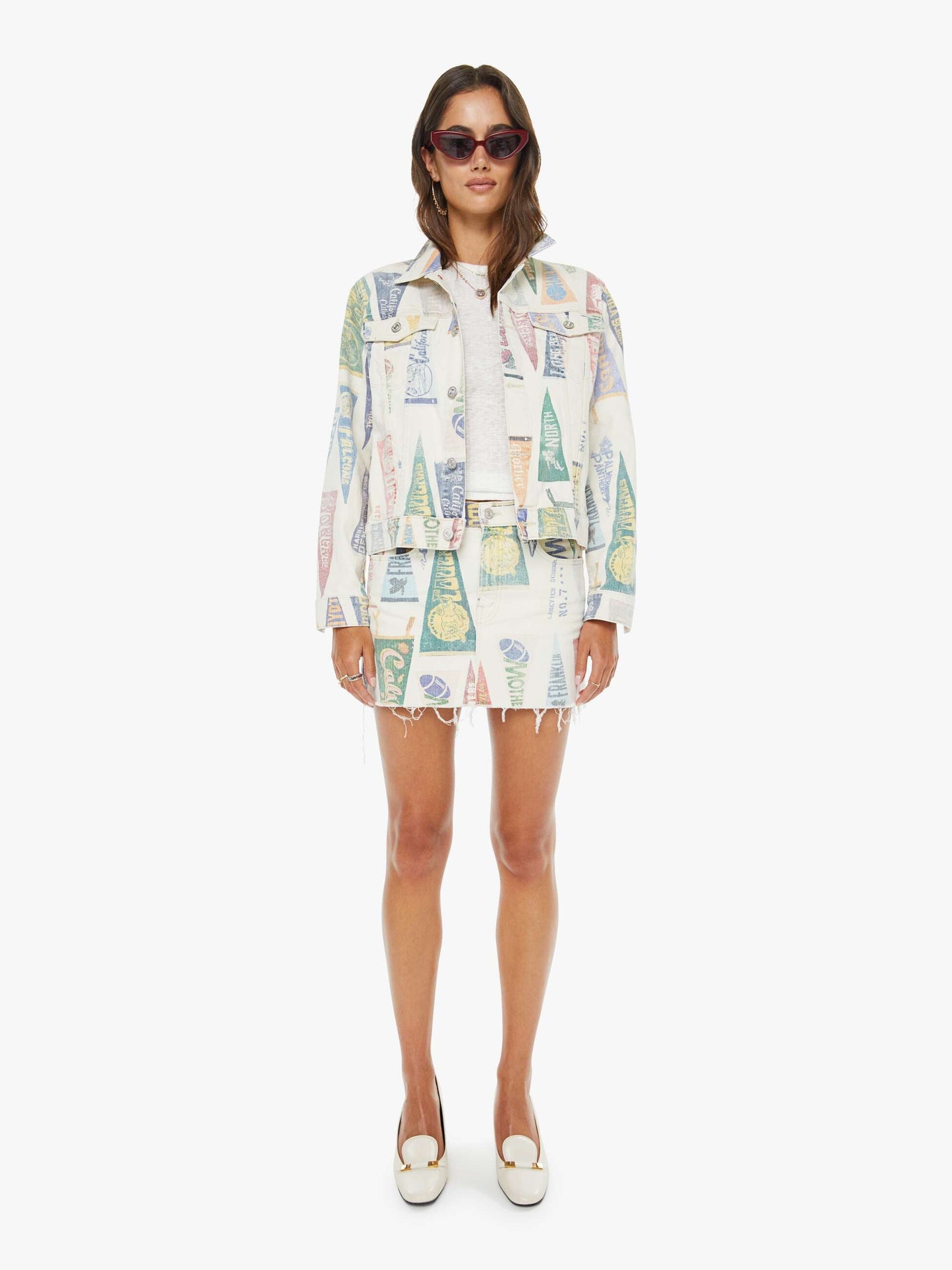 Mother Denim Women The Ditcher Mini Fray