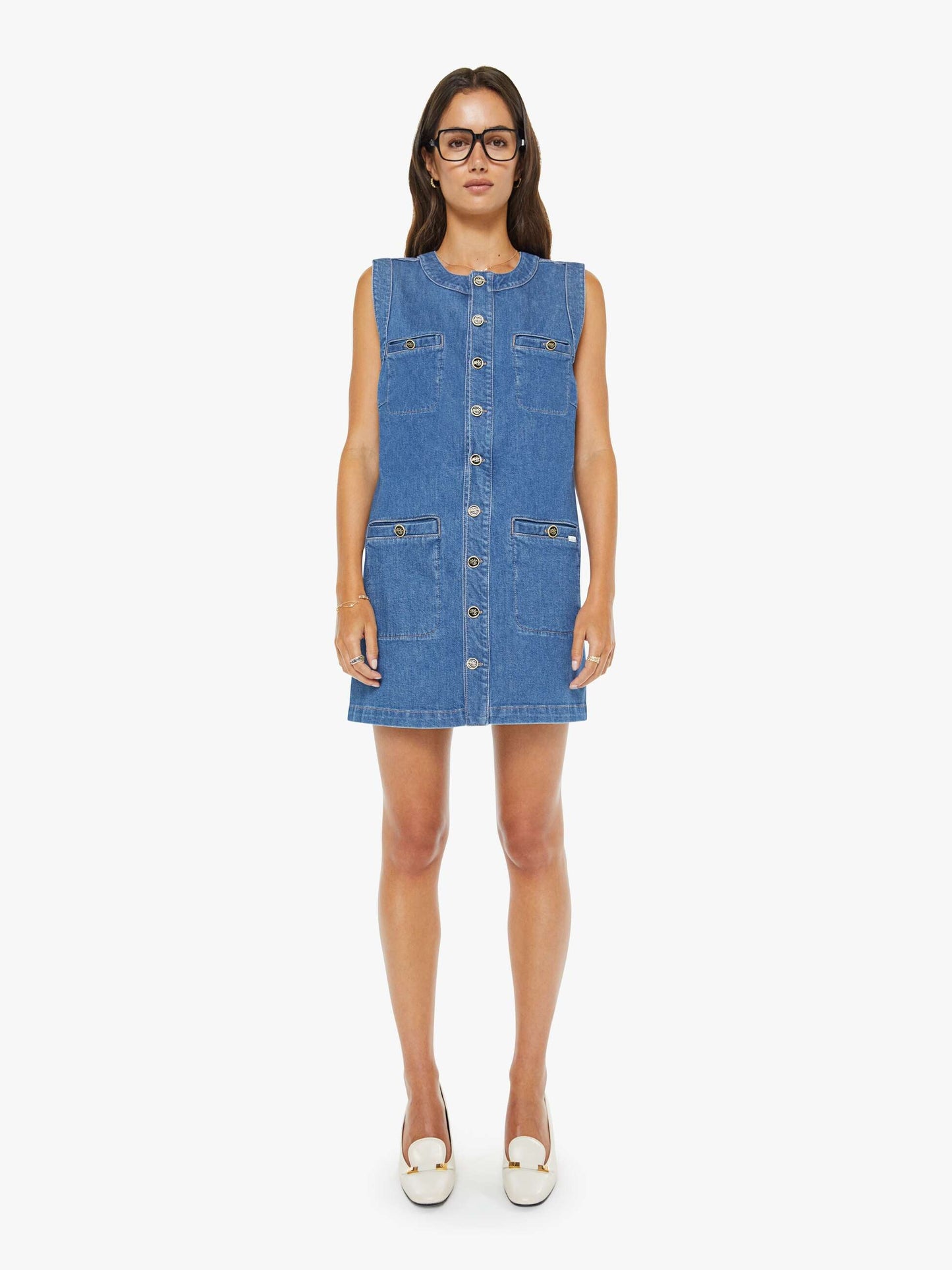 Mother Denim Women The Stashed Picky Mini Dress