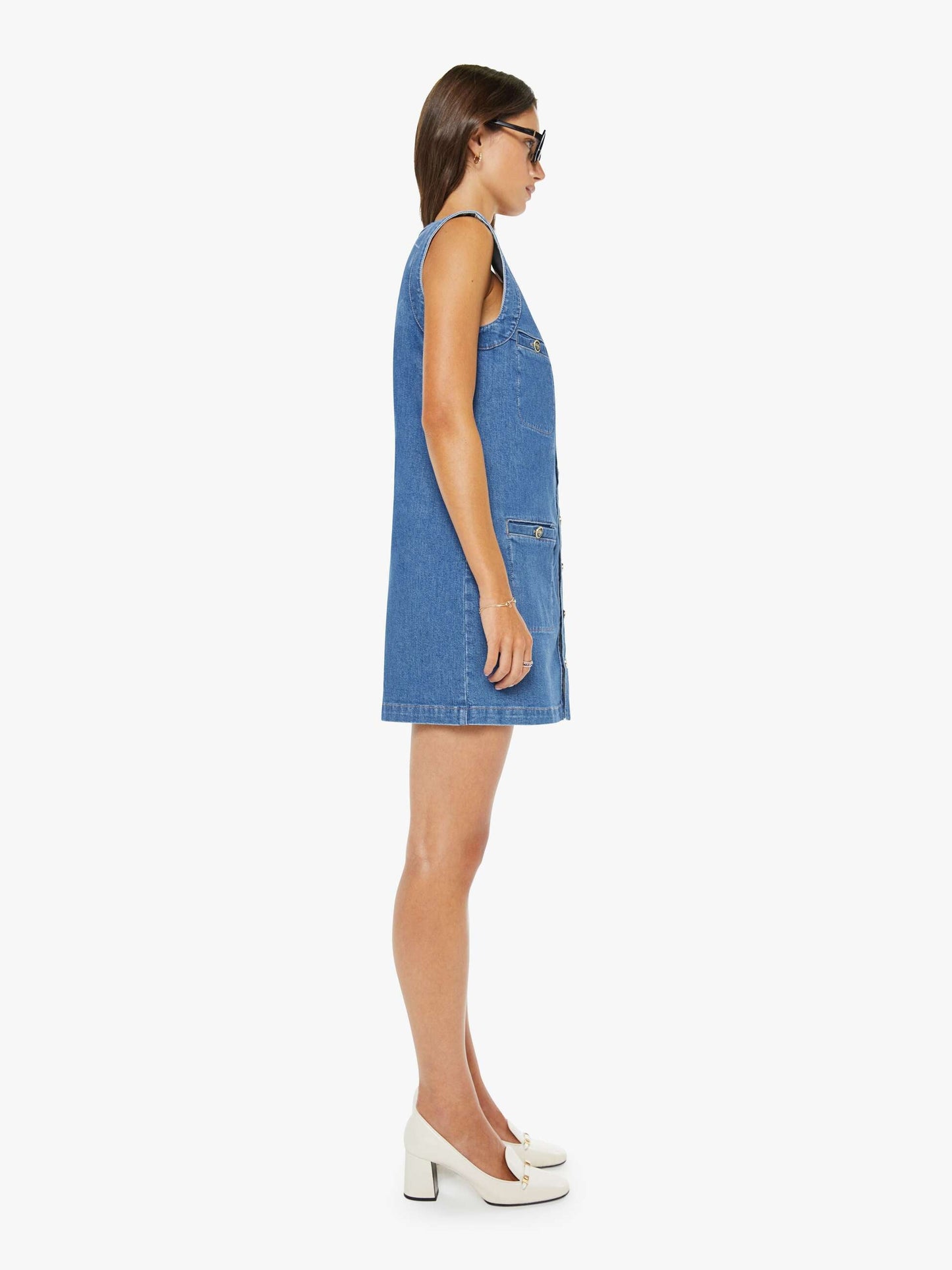 Mother Denim Women The Stashed Picky Mini Dress