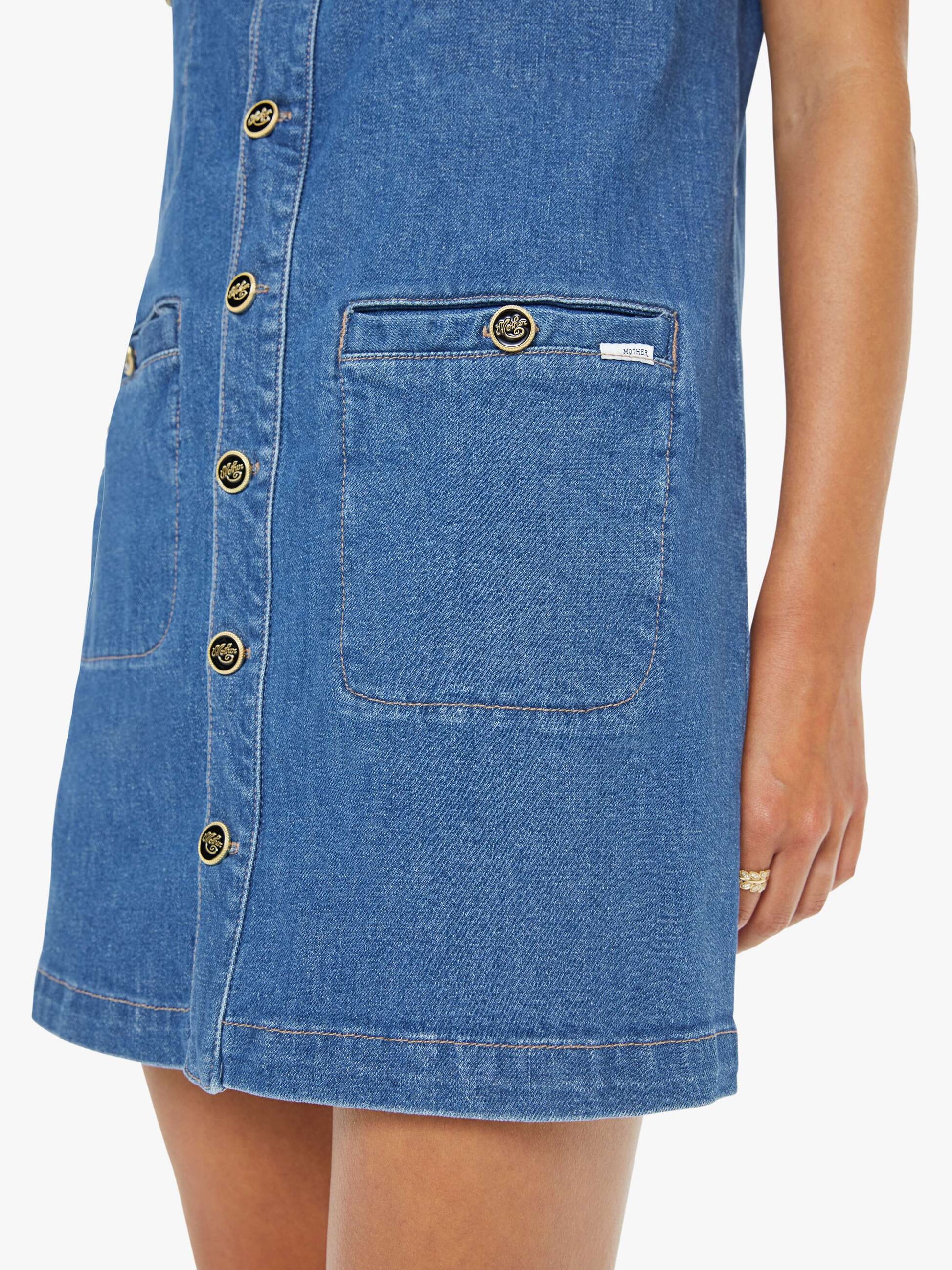 Mother Denim Women The Stashed Picky Mini Dress