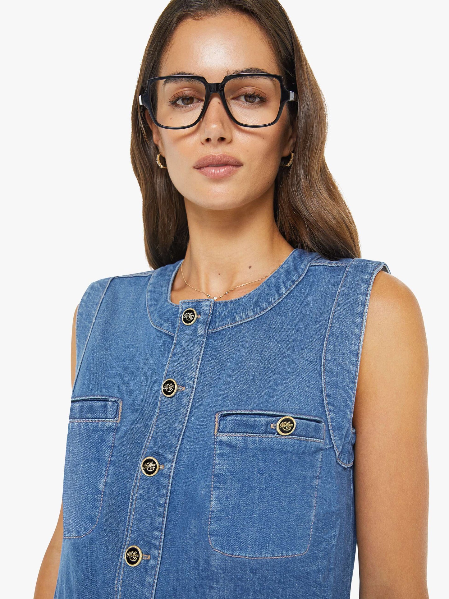 Mother Denim Women The Stashed Picky Mini Dress