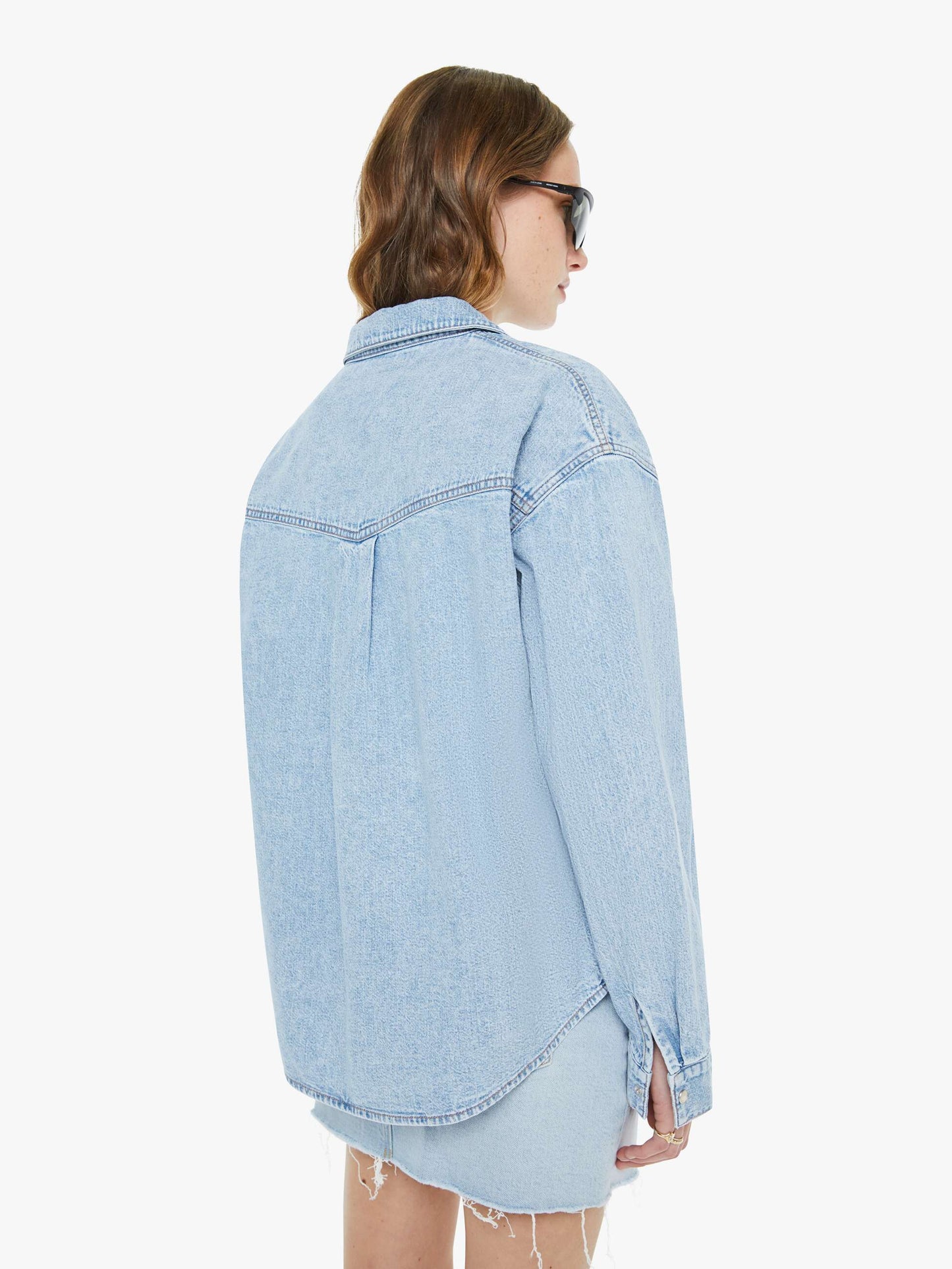 Mother Denim Women The Vagabond Mini Fray