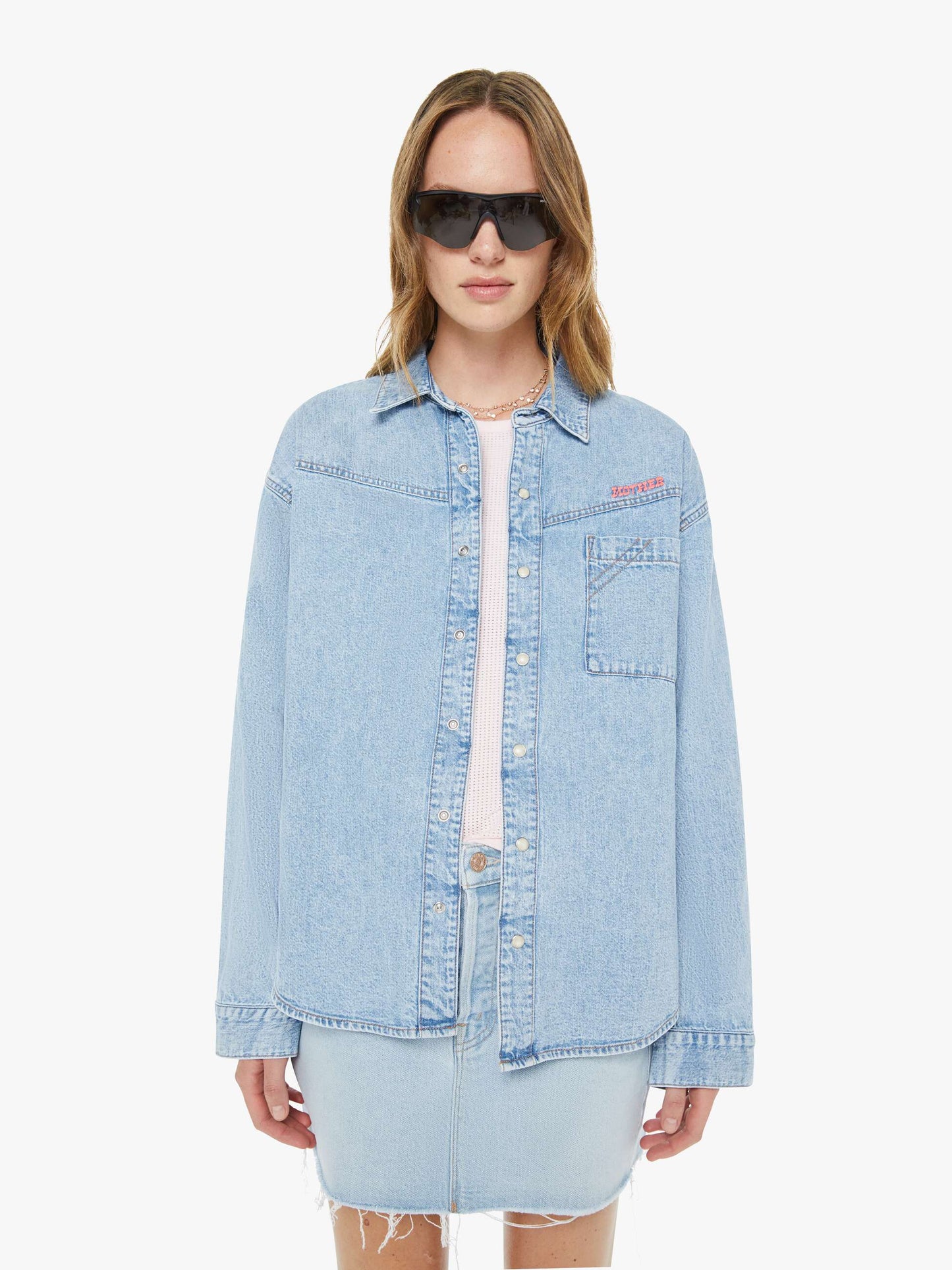 Mother Denim Women The Vagabond Mini Fray