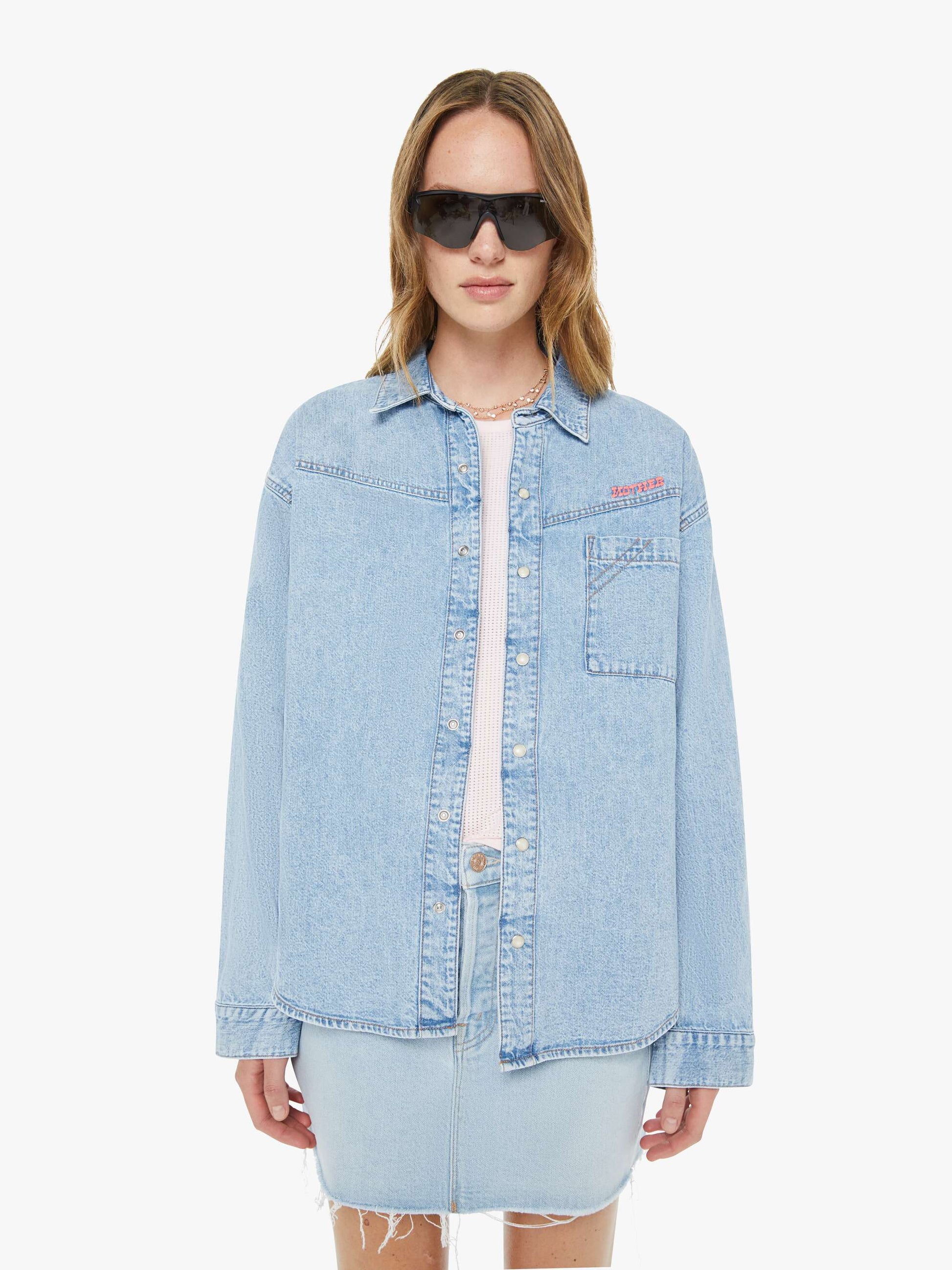 Mother Denim Women The Vagabond Mini Fray