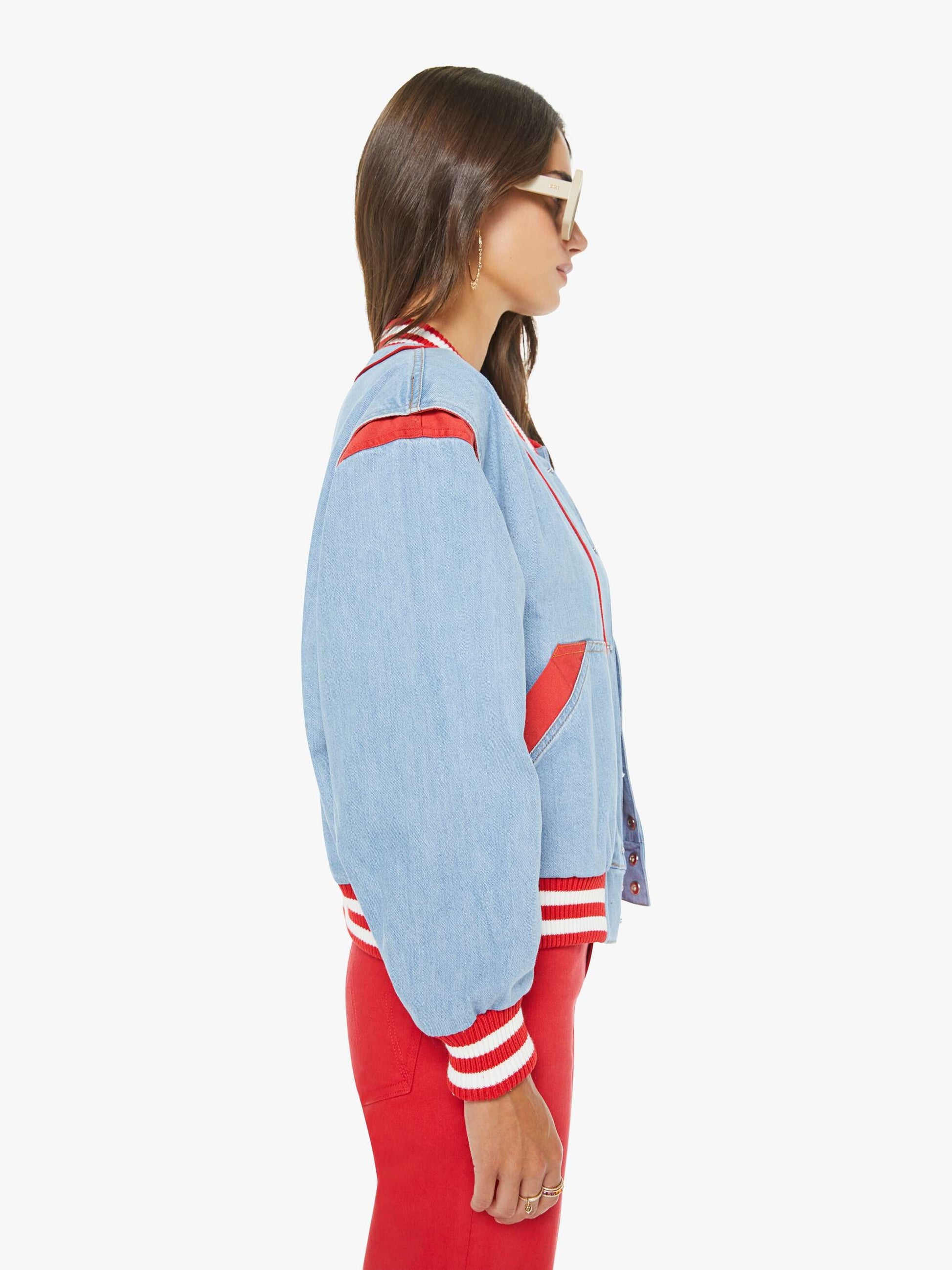 Mother Denim Women The Three Strikes Jacket