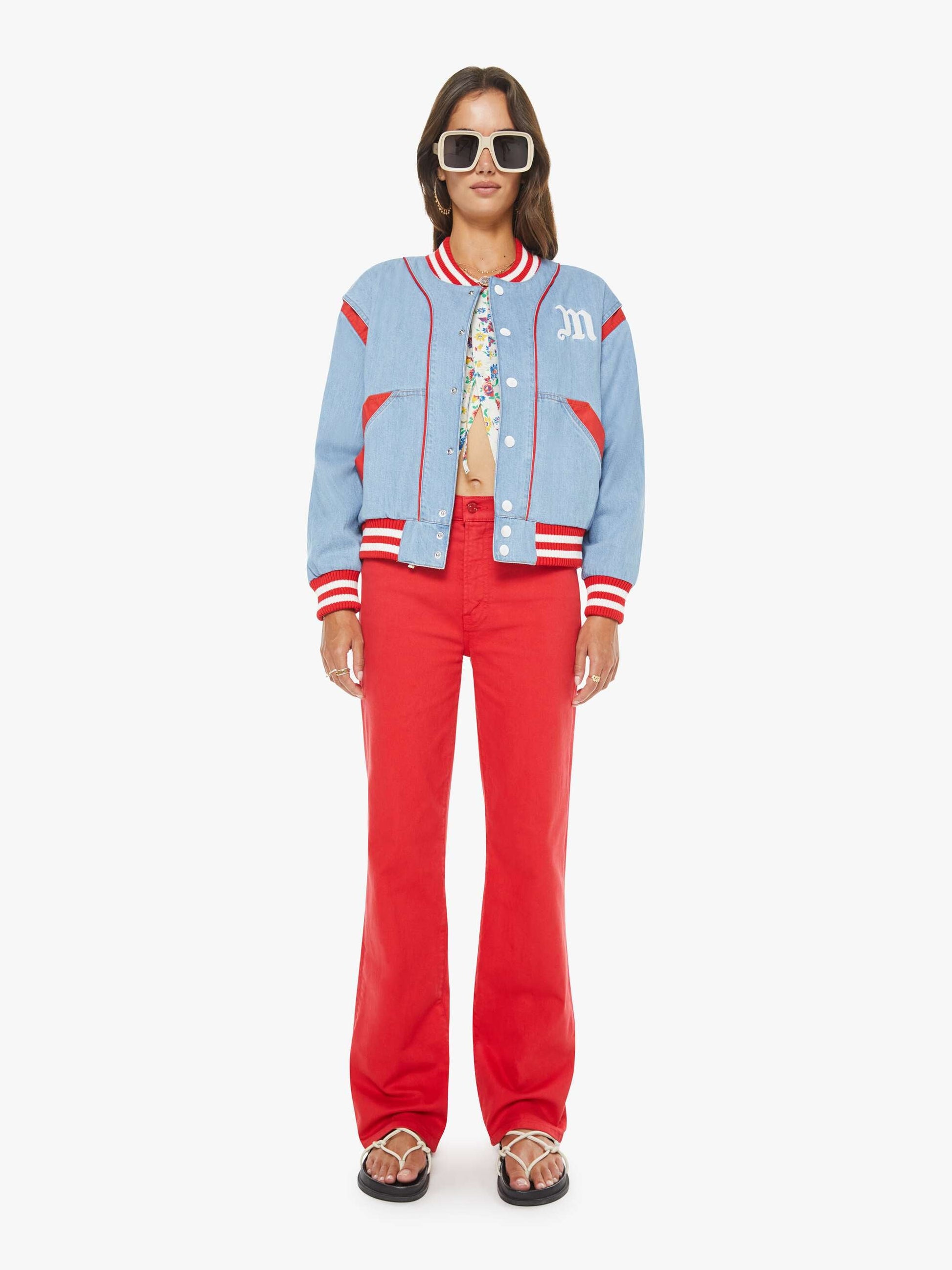 Mother Denim Women The Three Strikes Jacket