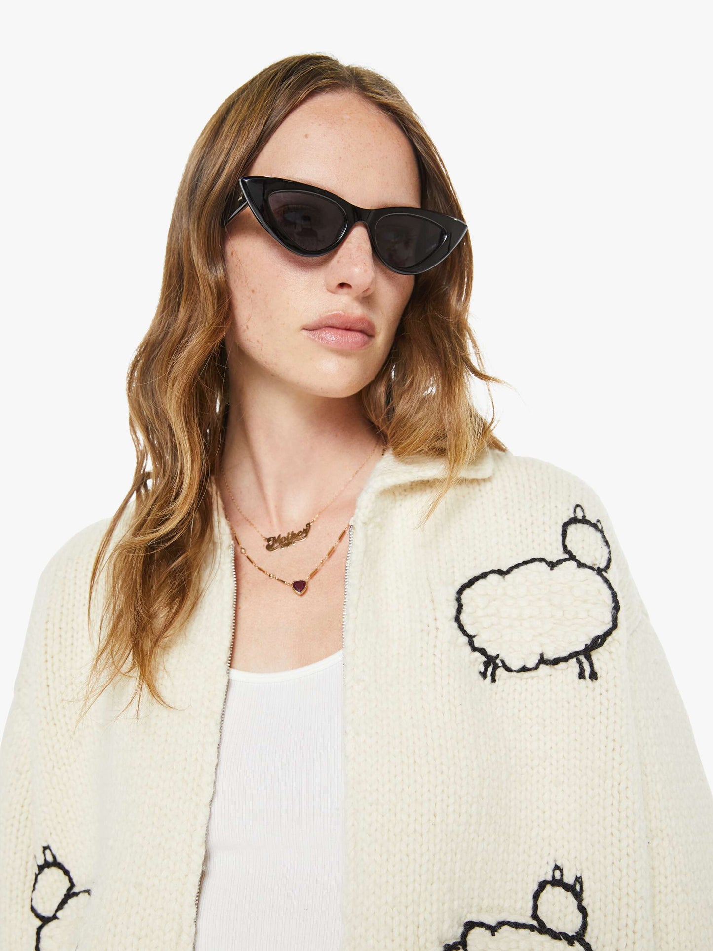 Mother Denim Women The Crop Raquette Cardigan