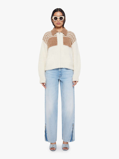 Mother Denim Women The Zip Raquette Cardigan