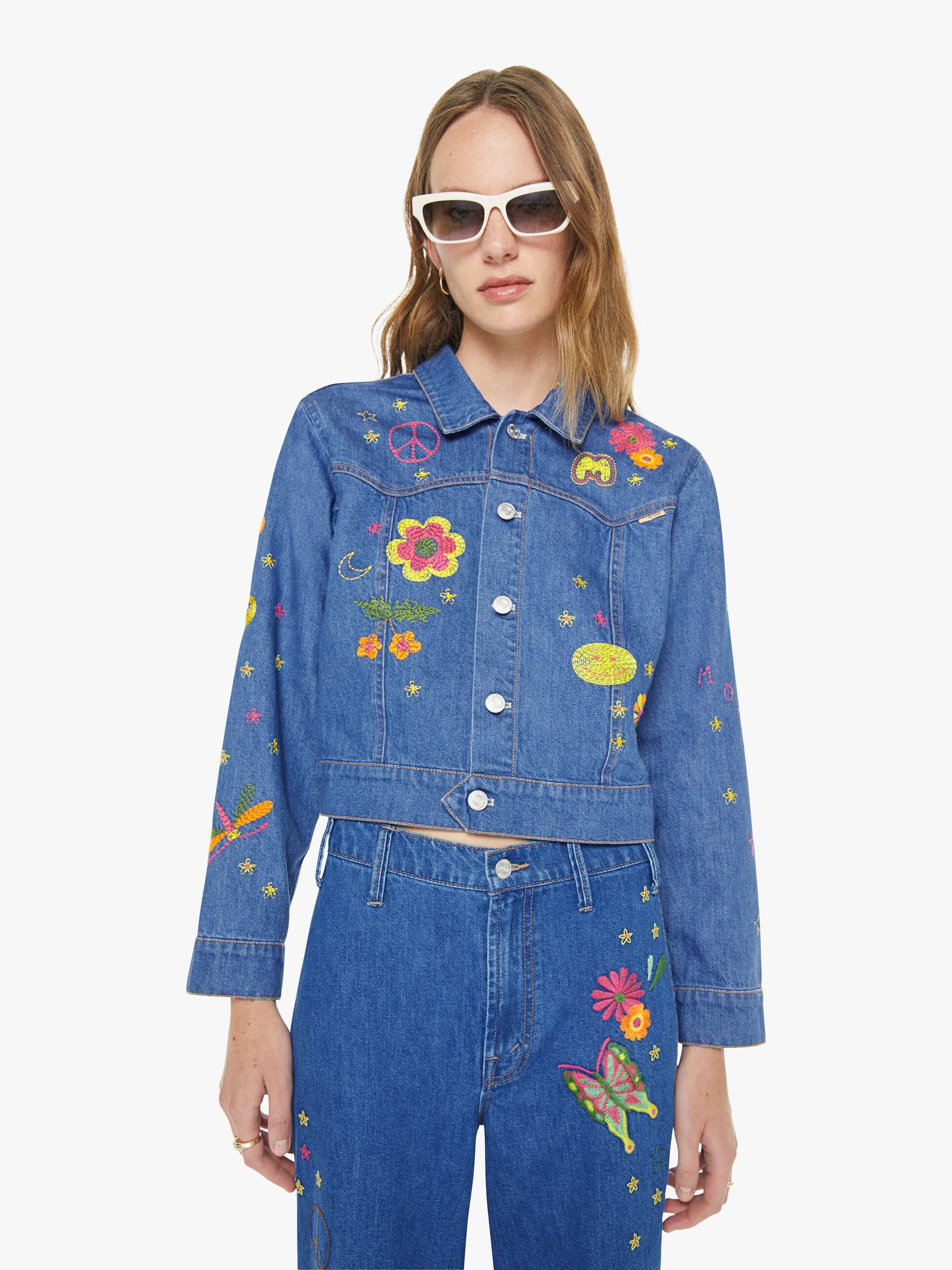 Mother Denim Women The Heyday Cropped Jacket