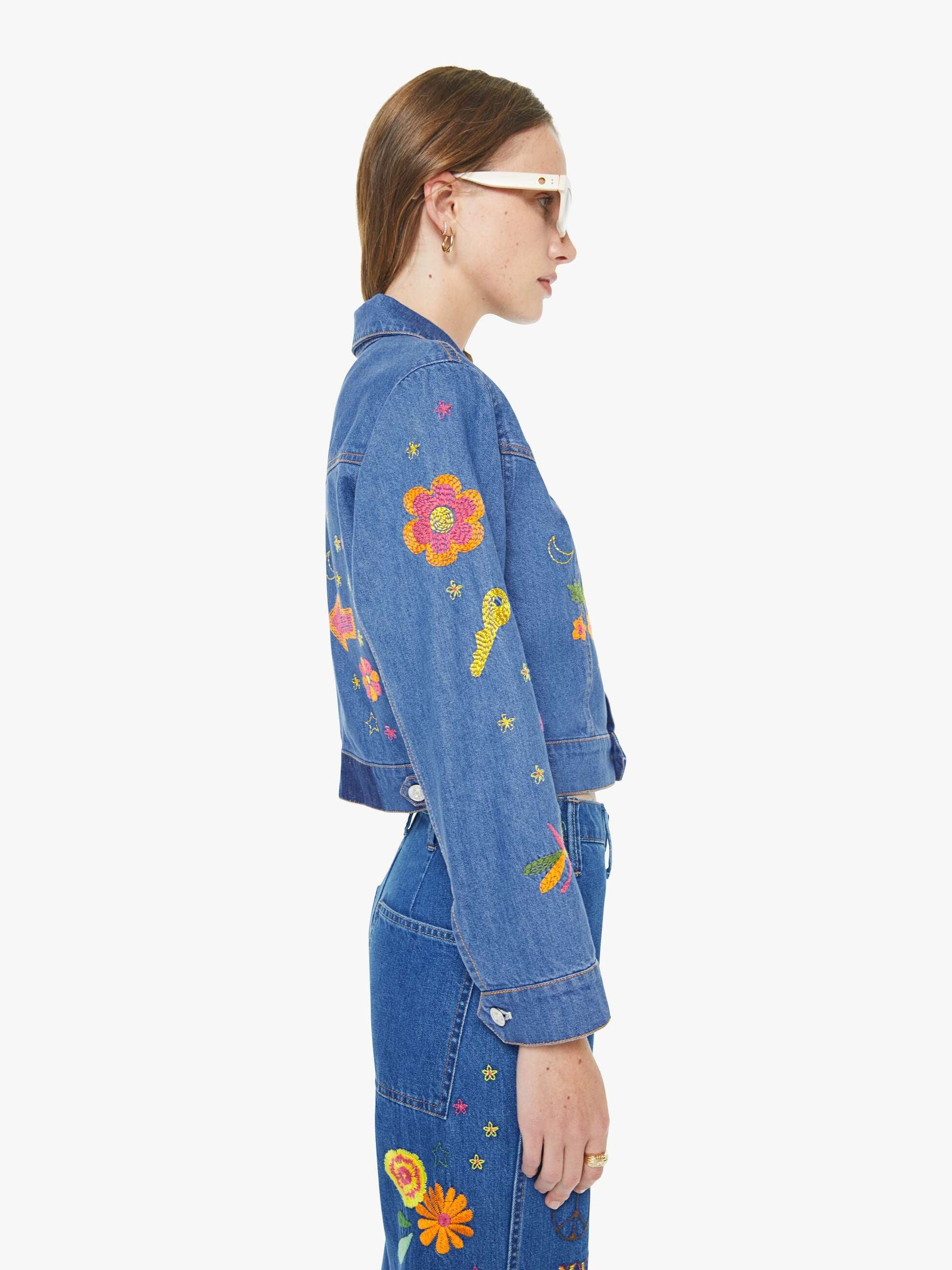 Mother Denim Women The Heyday Cropped Jacket