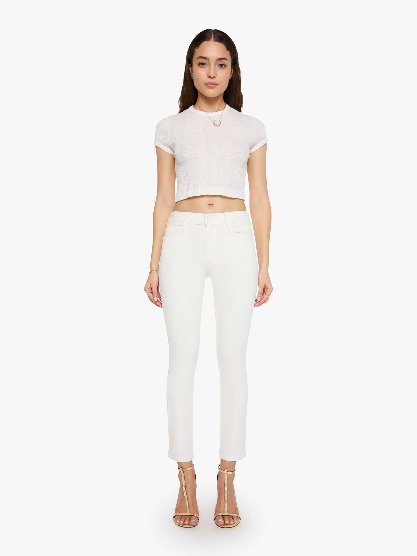 Mother Denim Women Women's The Mid Rise Dazzler Ankle Fairest of Them All