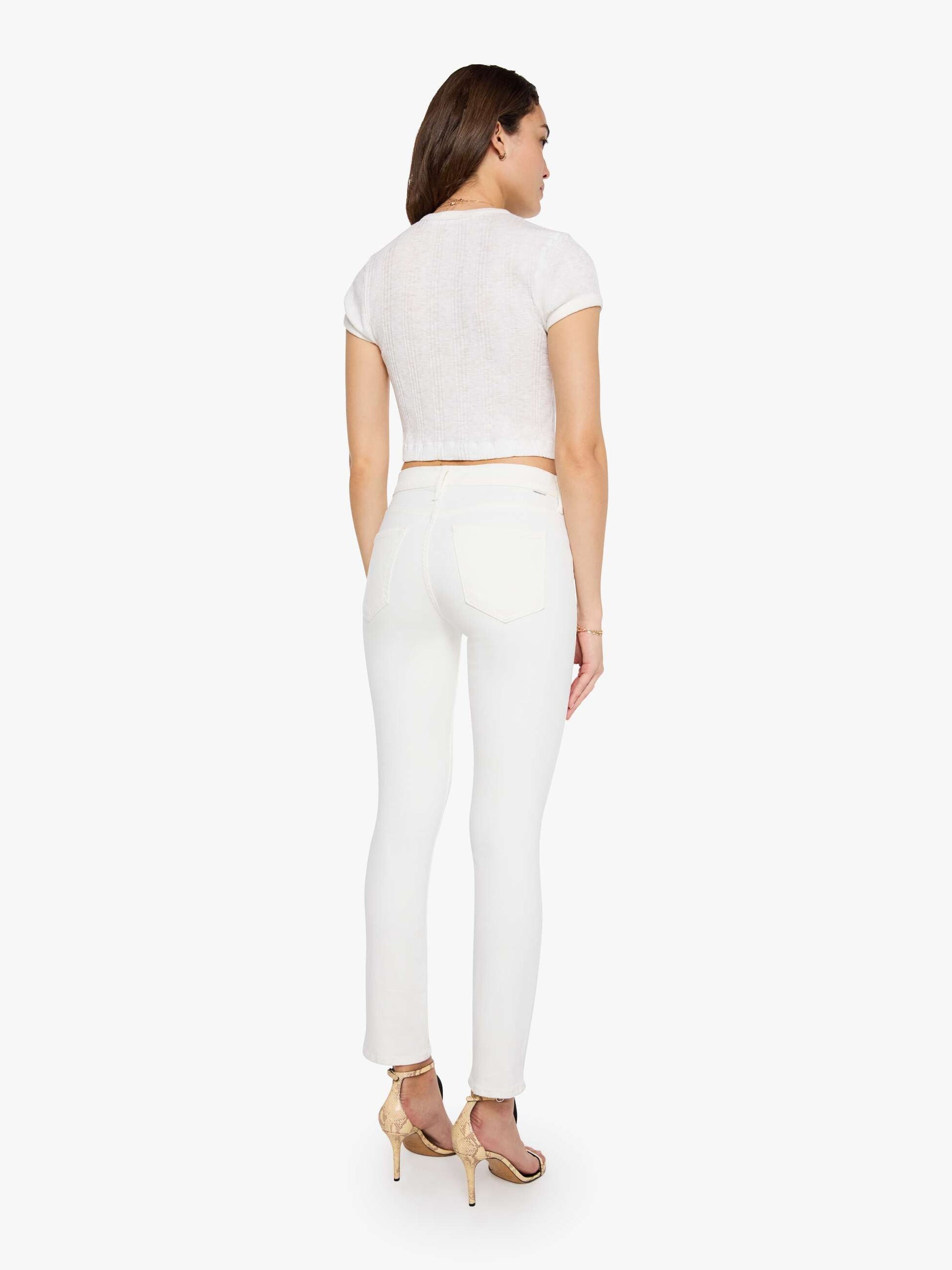 Mother Denim Women Women's The Mid Rise Dazzler Ankle Fairest of Them All