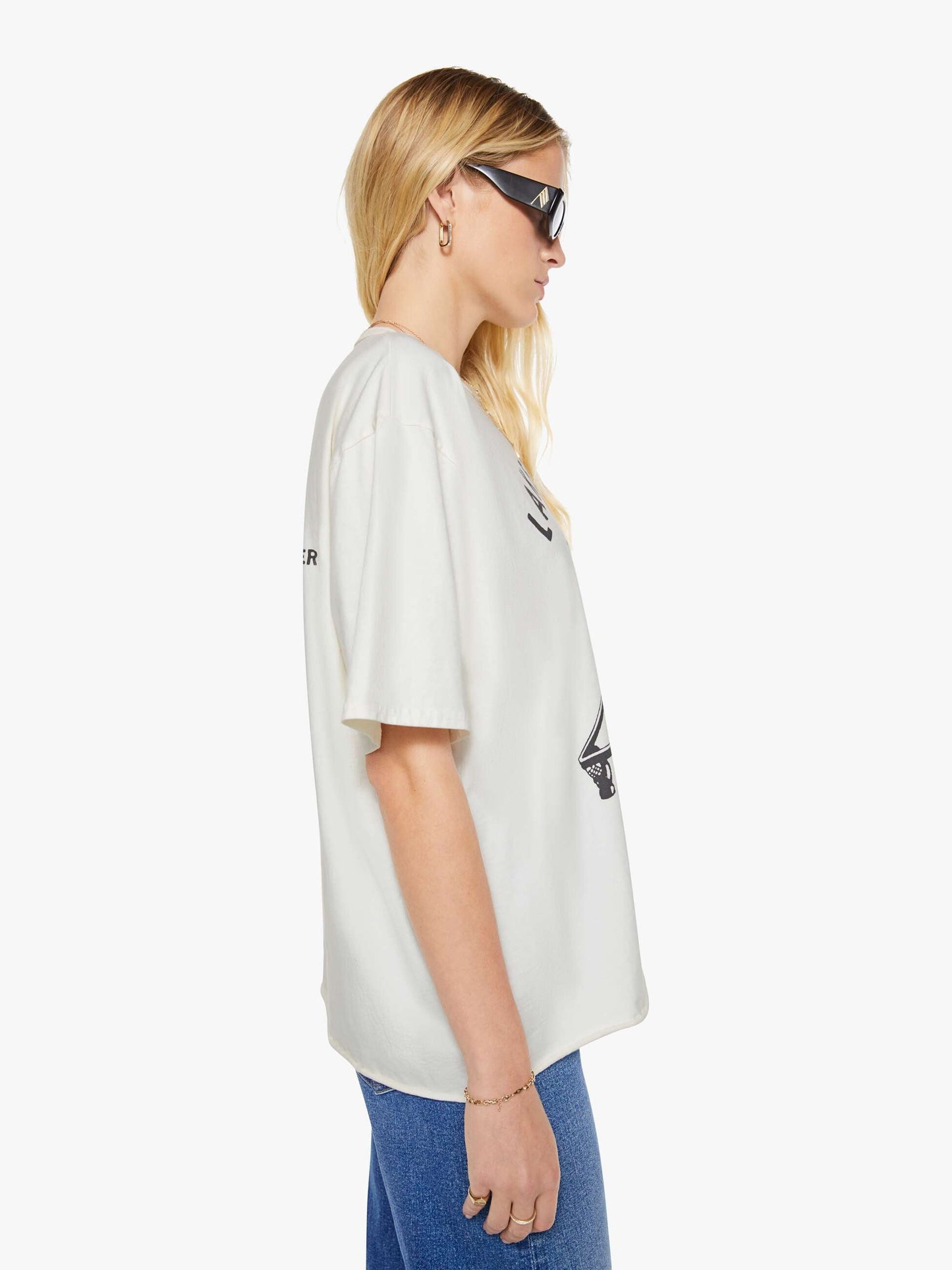 Mother Denim Women The Cut Off Coops Tee