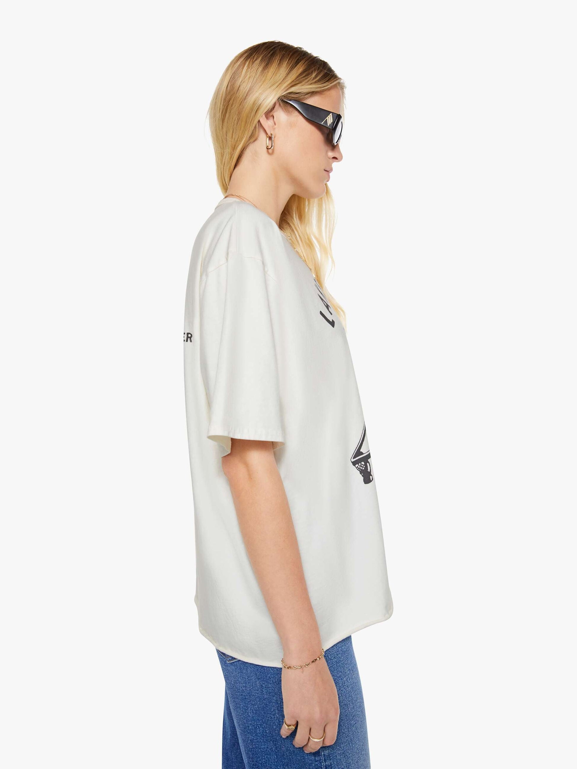 Mother Denim Women The Cut Off Coops Tee