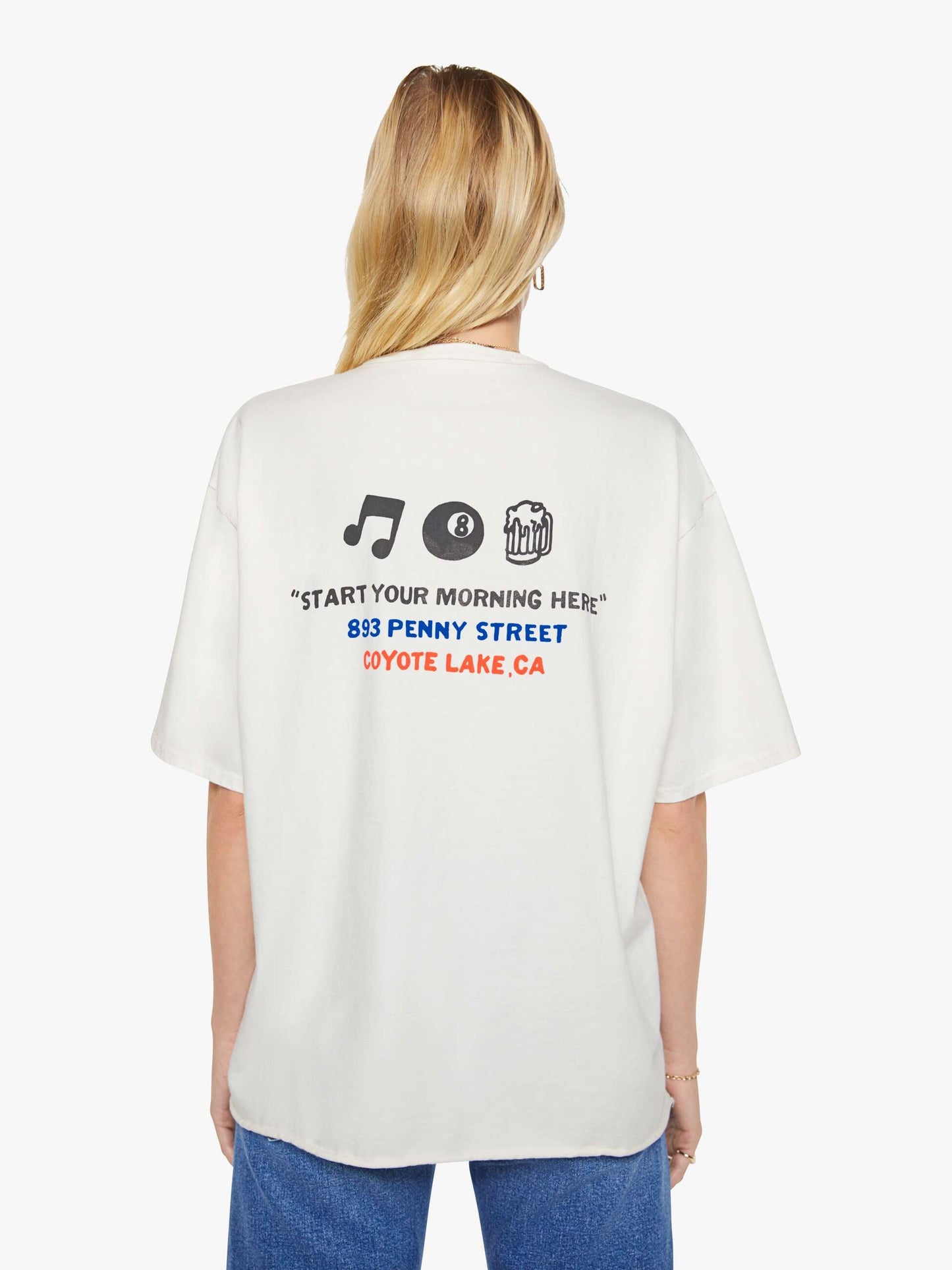 Mother Denim Women The Cut Off Coops Tee