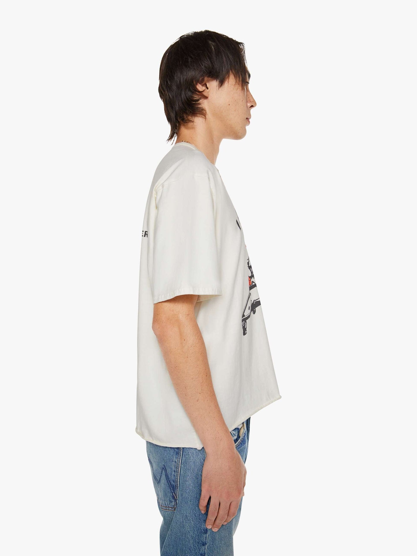 Mother Denim Women The Cut Off Coops Tee