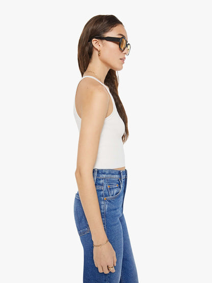 Mother Denim Women Eterne Cropped Rib Tank