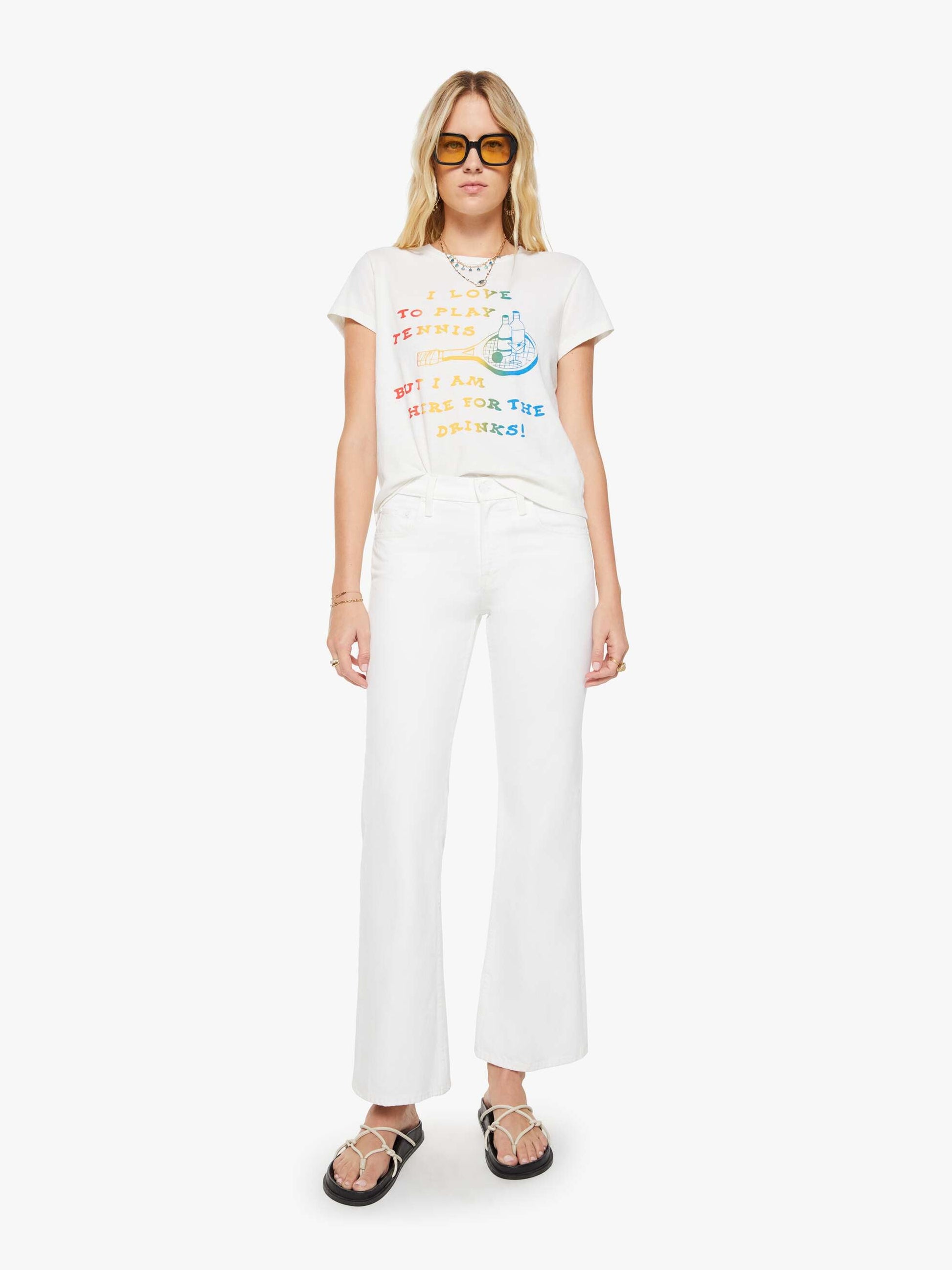 Mother Denim Women The Boxy Goodie Goodie