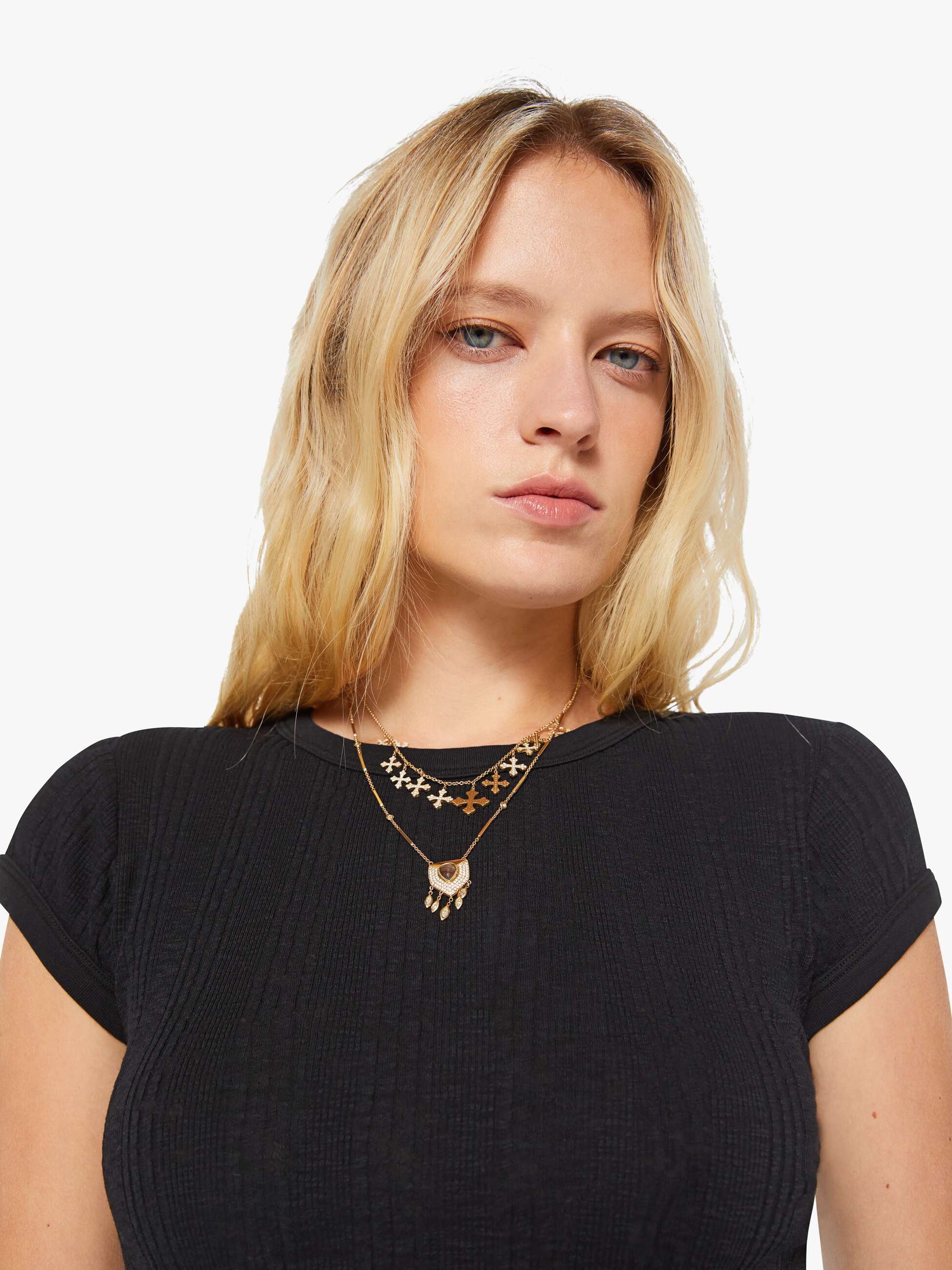 Mother Denim Women The Itty Bitty Ringer