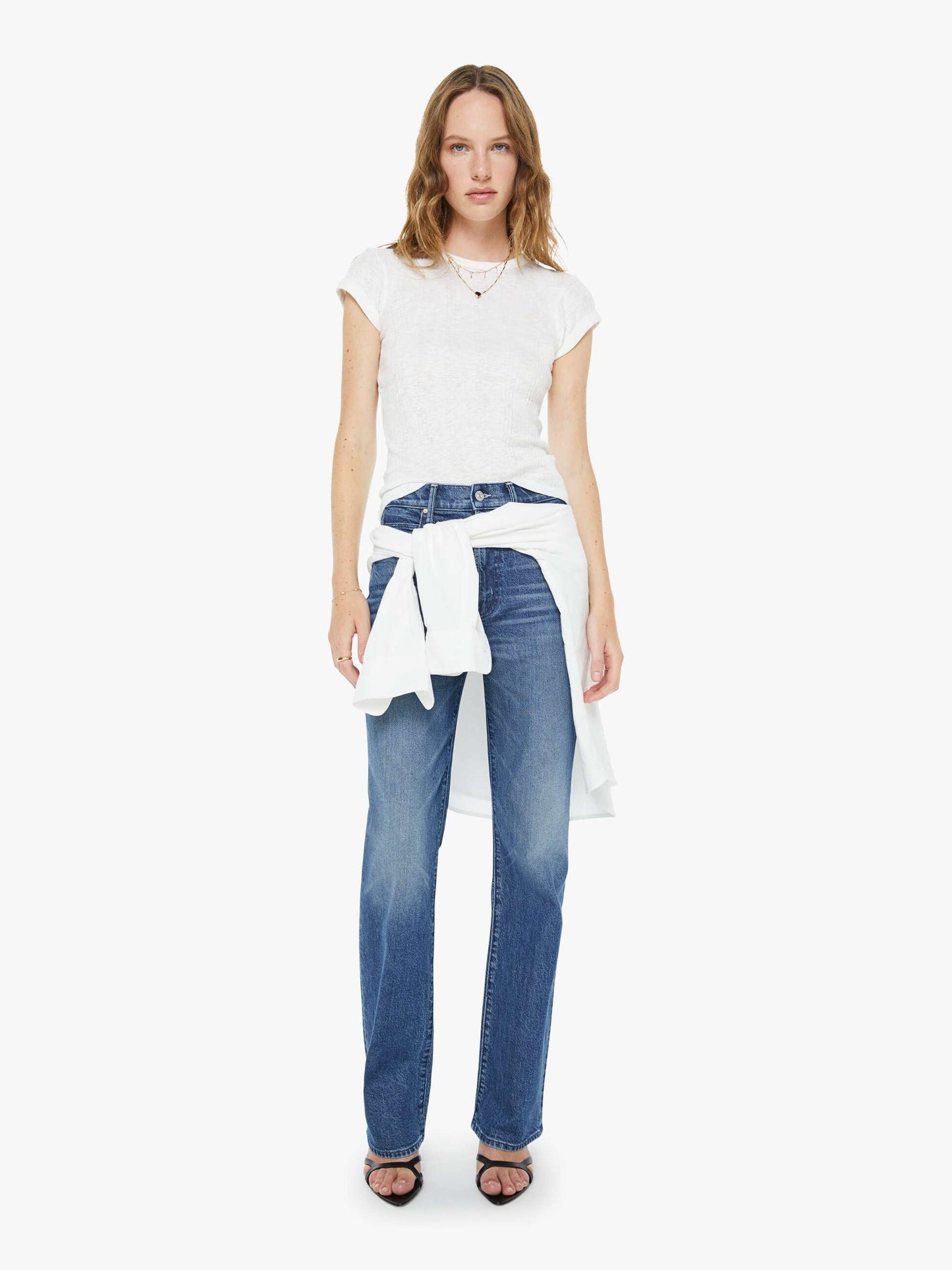 Mother Denim Women The Itty Bitty Ringer